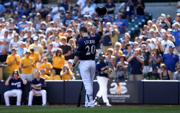Jonathan Lucroy is on his way to Texas. (Getty Images/Dylan Buell)