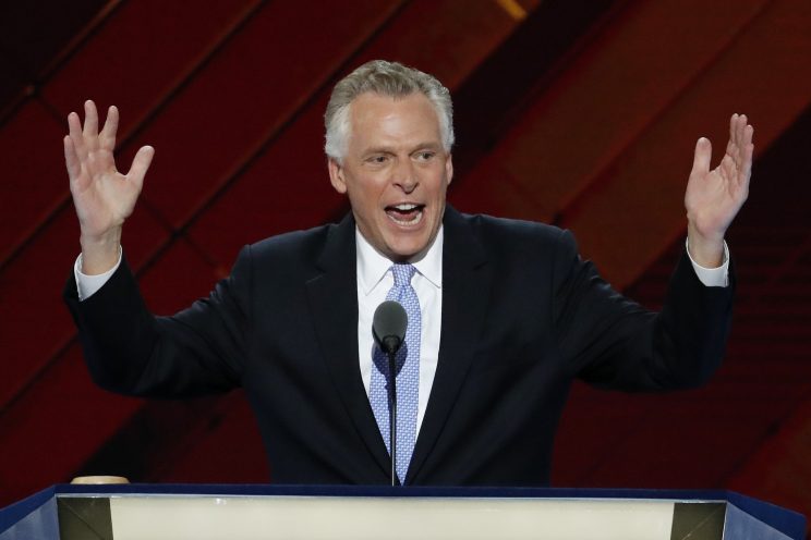 Virginia Gov. Terry McAuliffe is trying to get the Redskins to move to his state (AP)