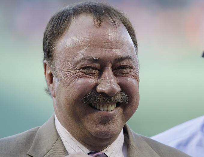 Boston Red Sox broadcaster Jerry Remy was sent home Saturday after being struck by a television monitor. (AP)