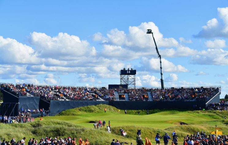 It was a lovely day at the Open Championship. (Getty)