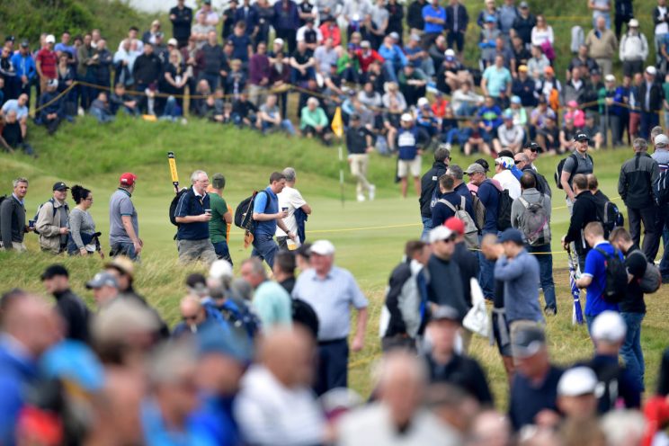 A lovely day for golf at Royal Birkdale. (Getty)