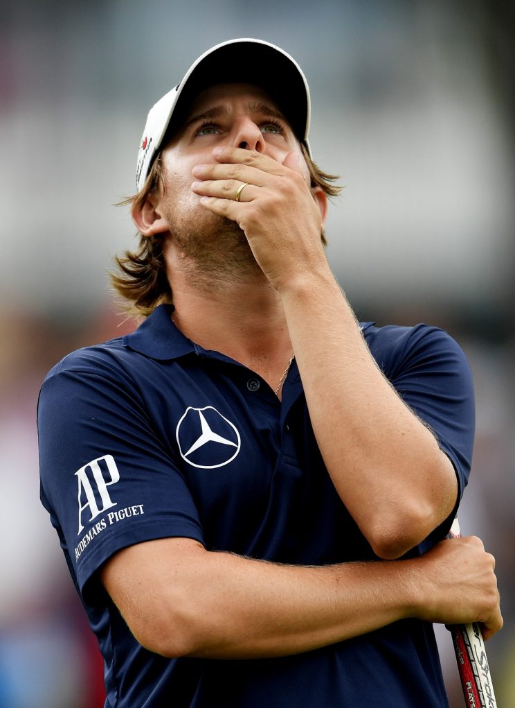Emiliano Grillo's golf clubs didn't make it with him on the flight to Rio. (Getty Images)