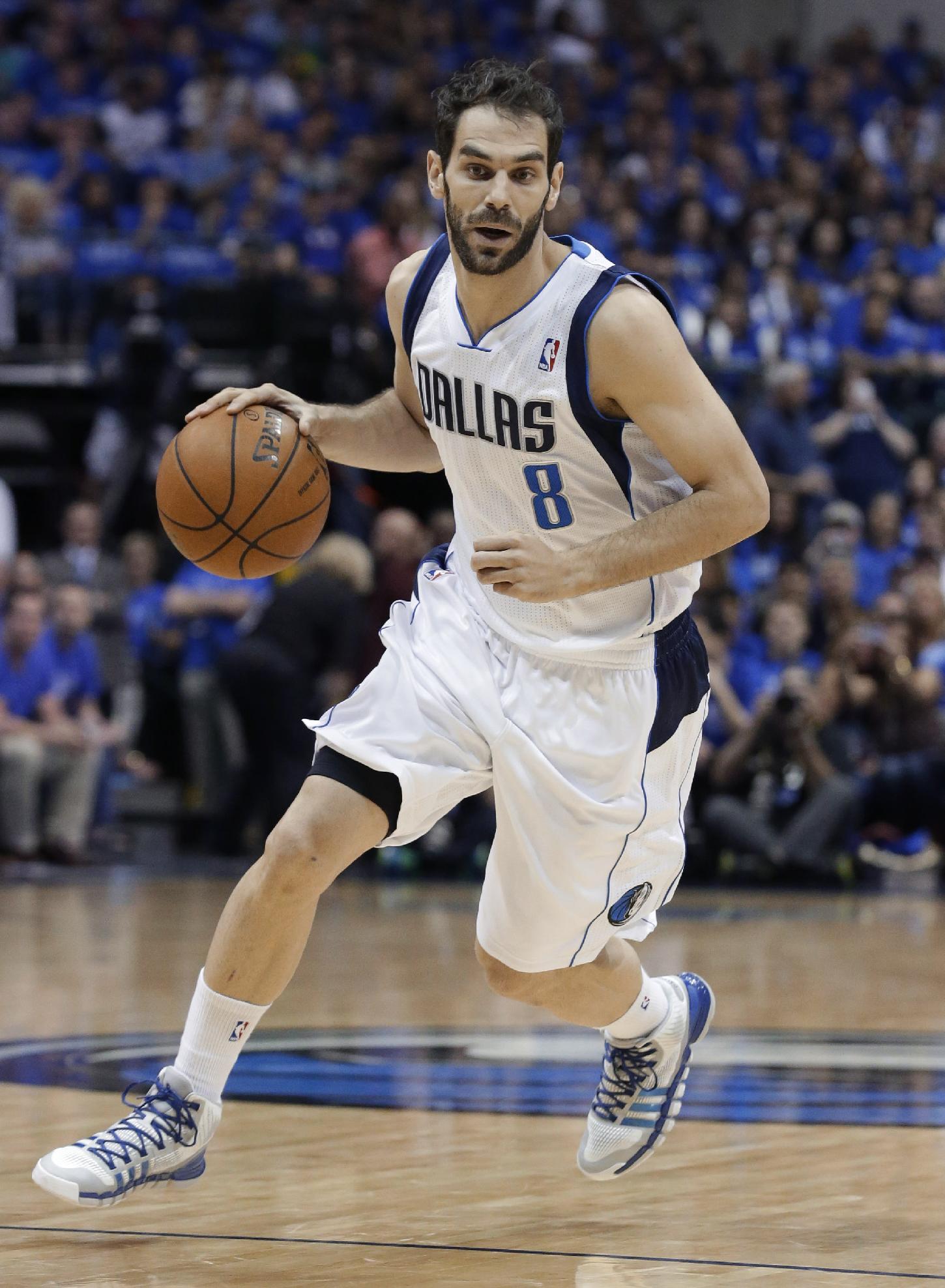 Jose Calderon will be asked to provide a steady hand and knock down open shots. (AP/LM Otero)