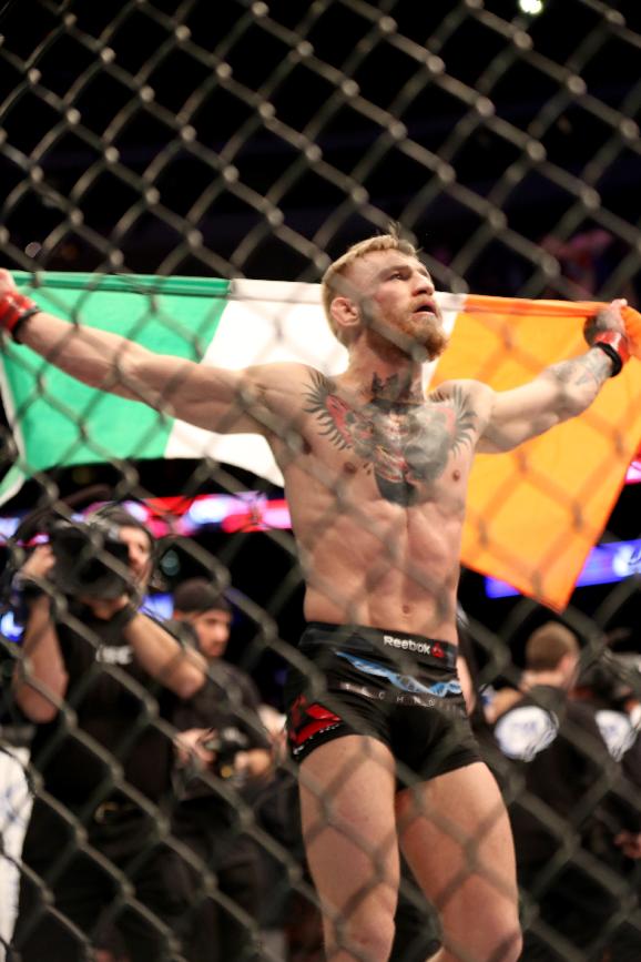 Conor McGregor isn't shy about his skills heading into UFC 189. (AP) 