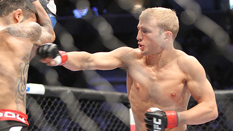 TJ Dillashaw [R] has thrived at Team Alpha Male (MMA Weekly)