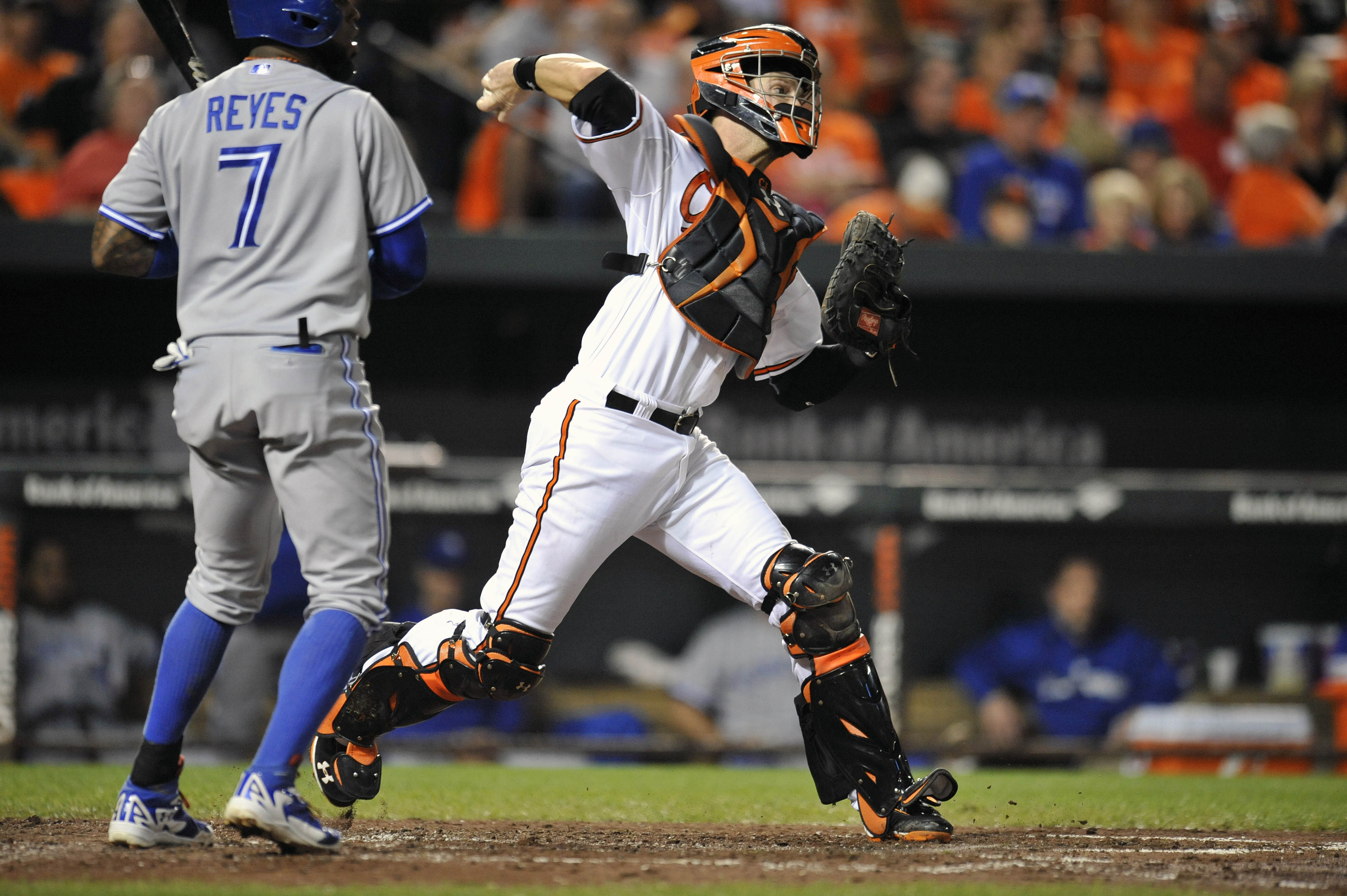 Will Baltimore turn back to Caleb Joseph behind the plate? (USA TODAY Sports)