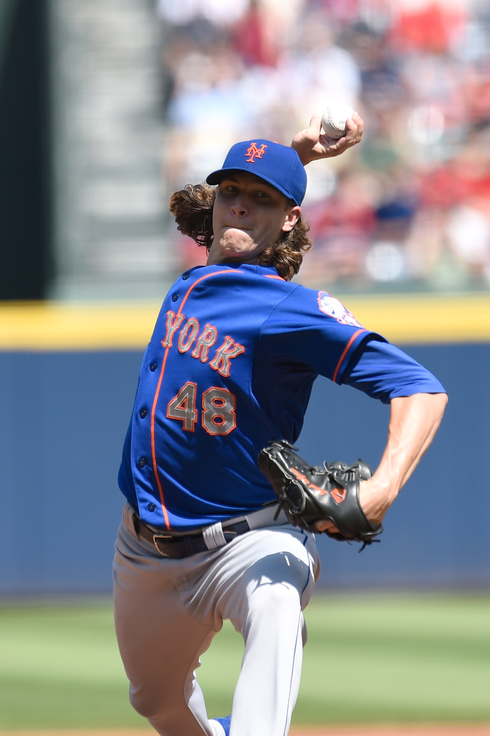 NL rookie of the year finalist Jacob deGrom. (USA TODAY Sports)