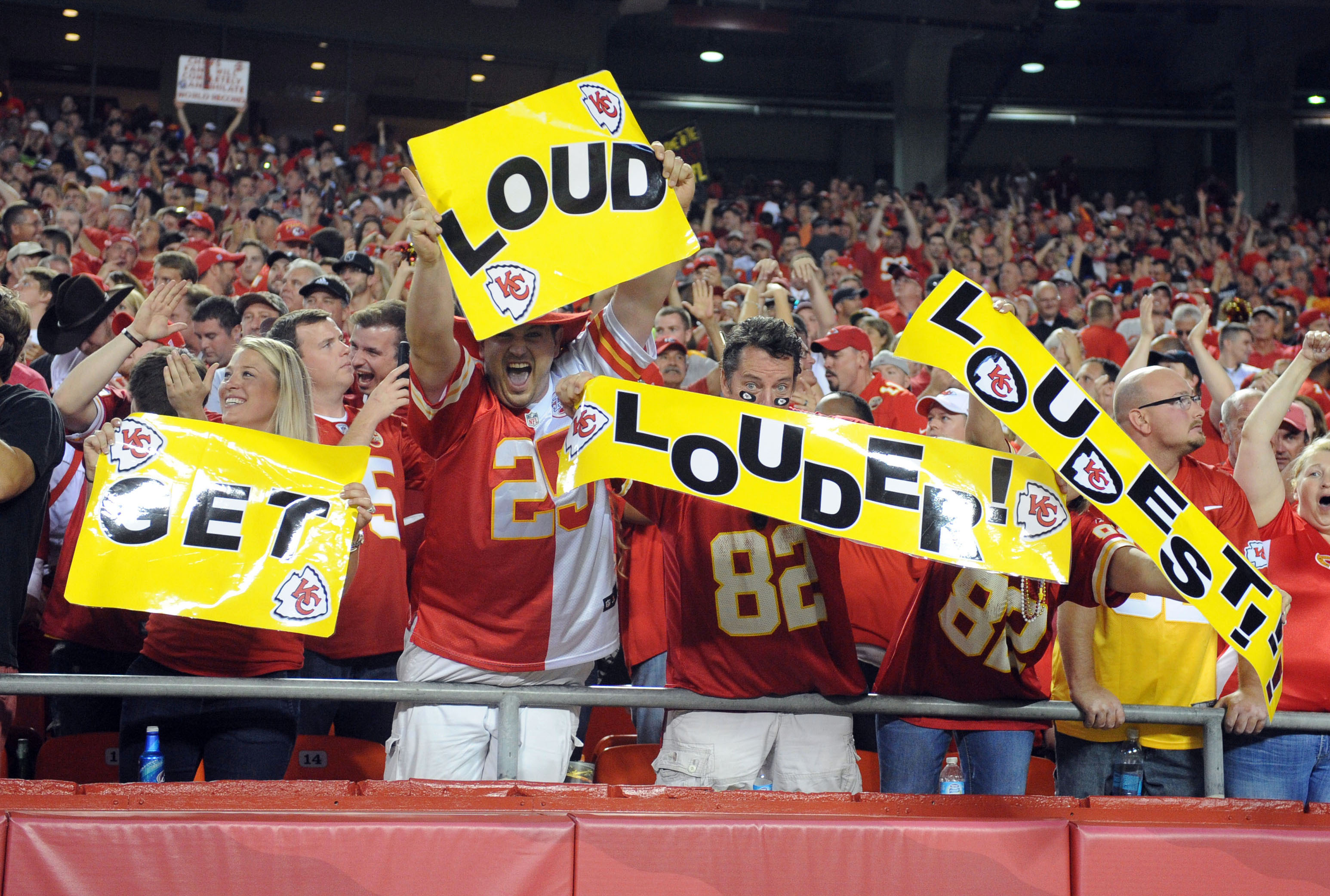 Chiefs fans are expressing themselves for a different reason. (USA TODAY Sports)