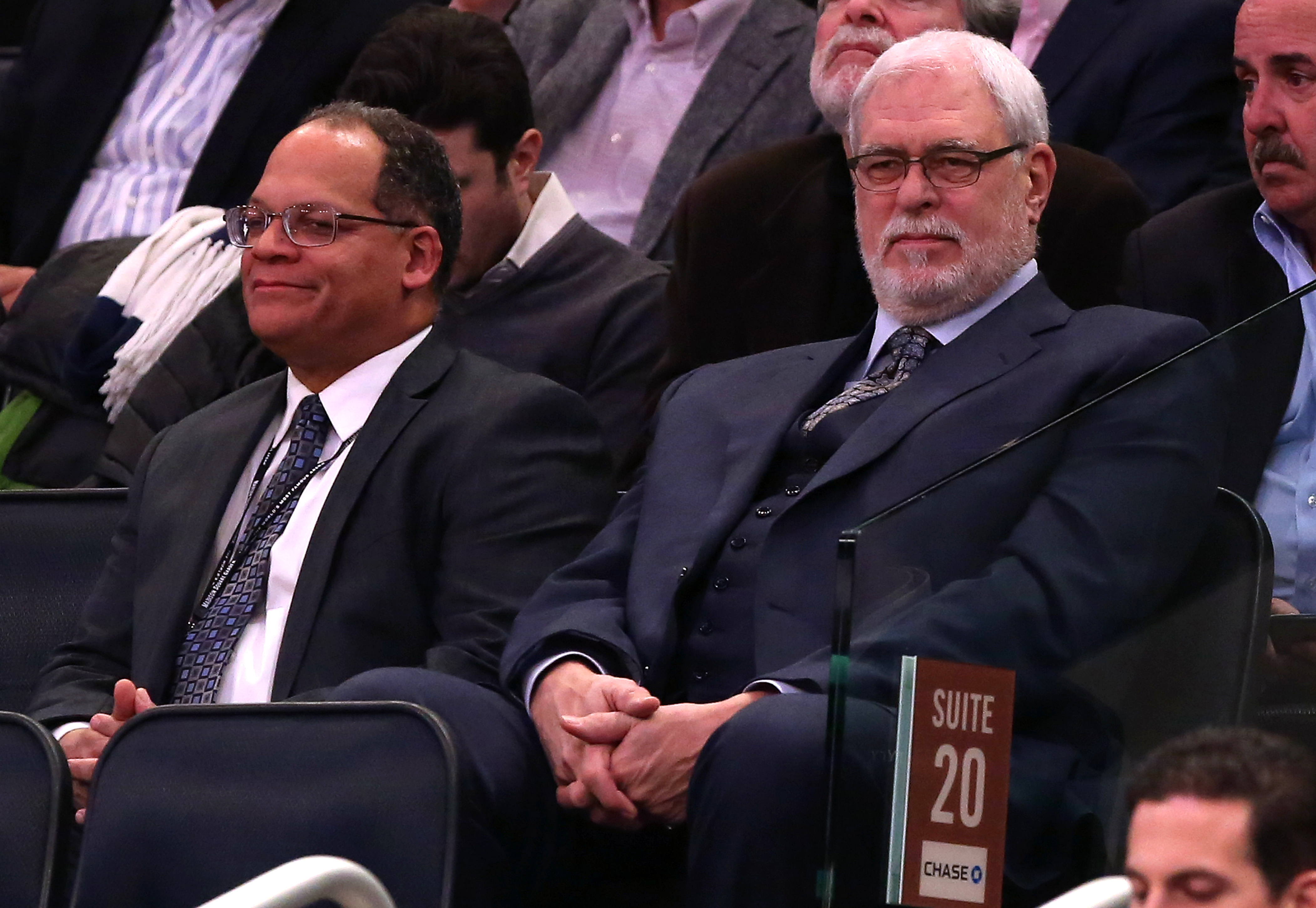 Phil Jackson is not ROFL. Not even a little bit. (Adam Hunger-USA TODAY Sports)