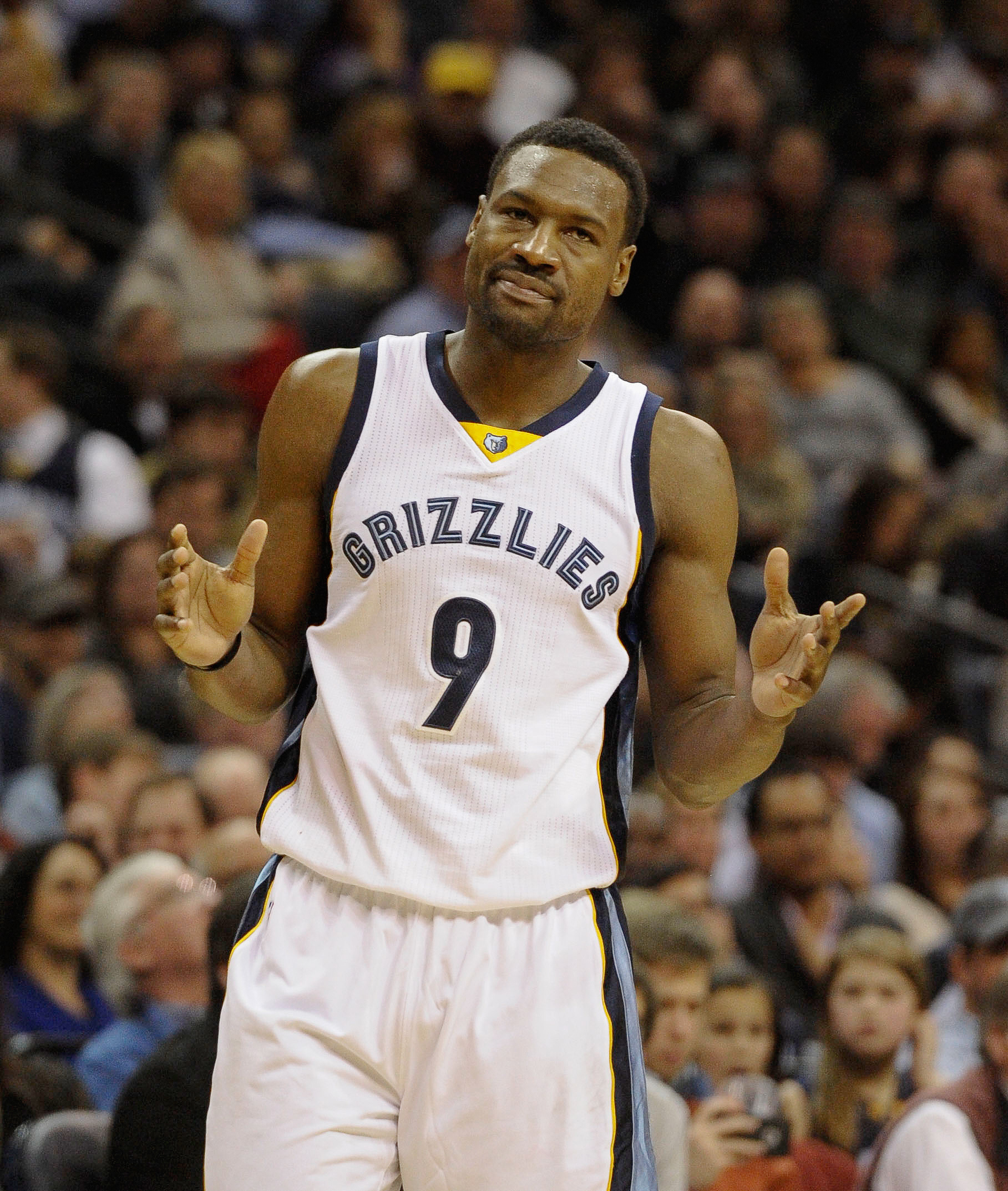Tony Allen isn't quite sure what to tell you, man. (Justin Ford-USA TODAY Sports)