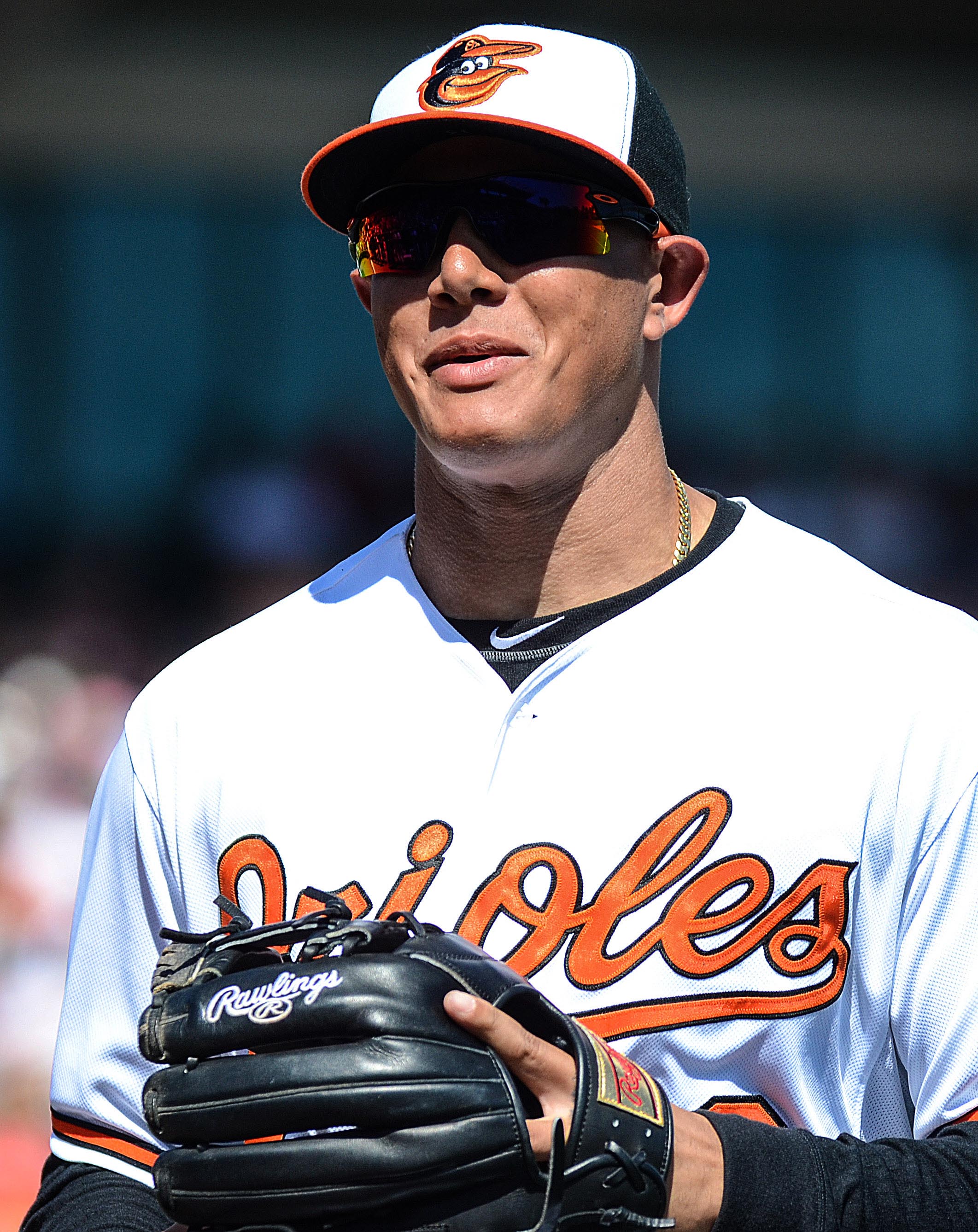 Manny Machado hopes both knees hold up in 2015. (USA TODAY Sports)