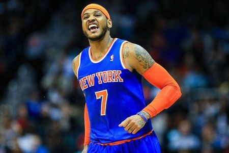 Carmelo Anthony got paid and slimmed down in anticipation of another heavy workload this season.(Daniel Shirey-USA TODAY Sports)