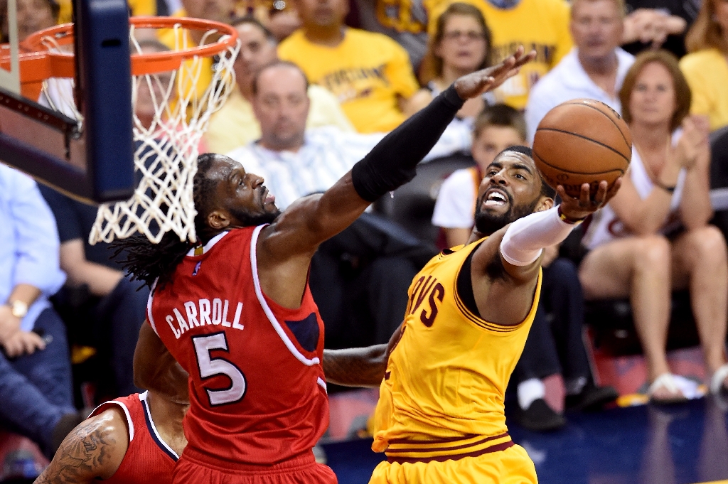 Atlanta could miss the defense of DeMarre Carroll. (AFP/Jason Miller)