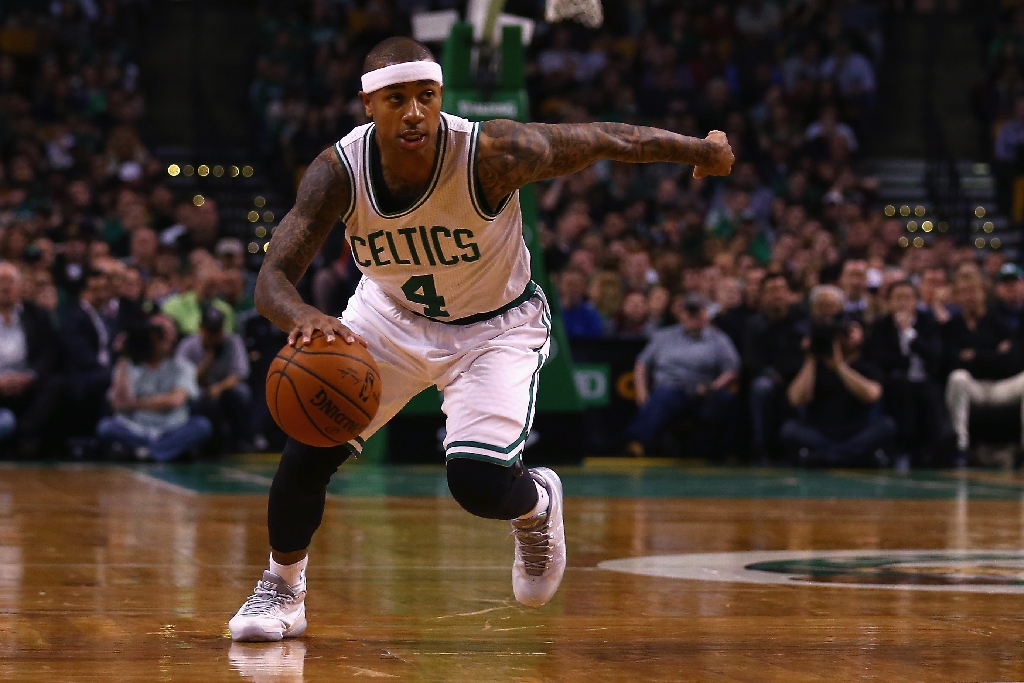 Isaiah Thomas has been a game-changer for the Celtics offense. (AFP/Maddie Meyer)