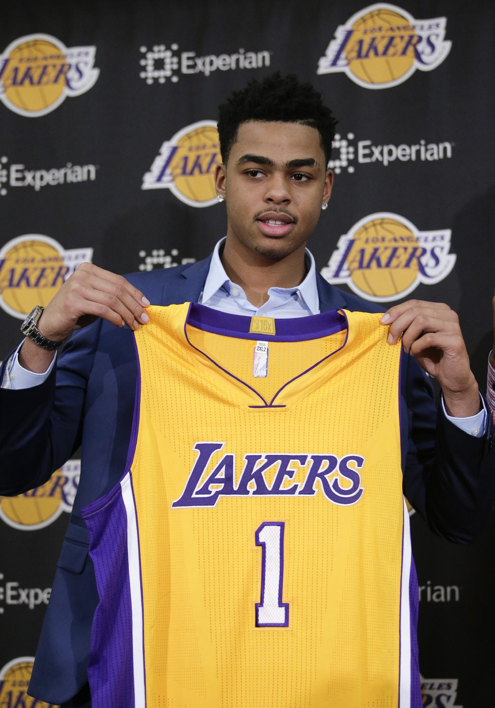 Rookie PG D'Angelo Russell isn't lacking in confidence. (AP Photo/Jae C. Hong)