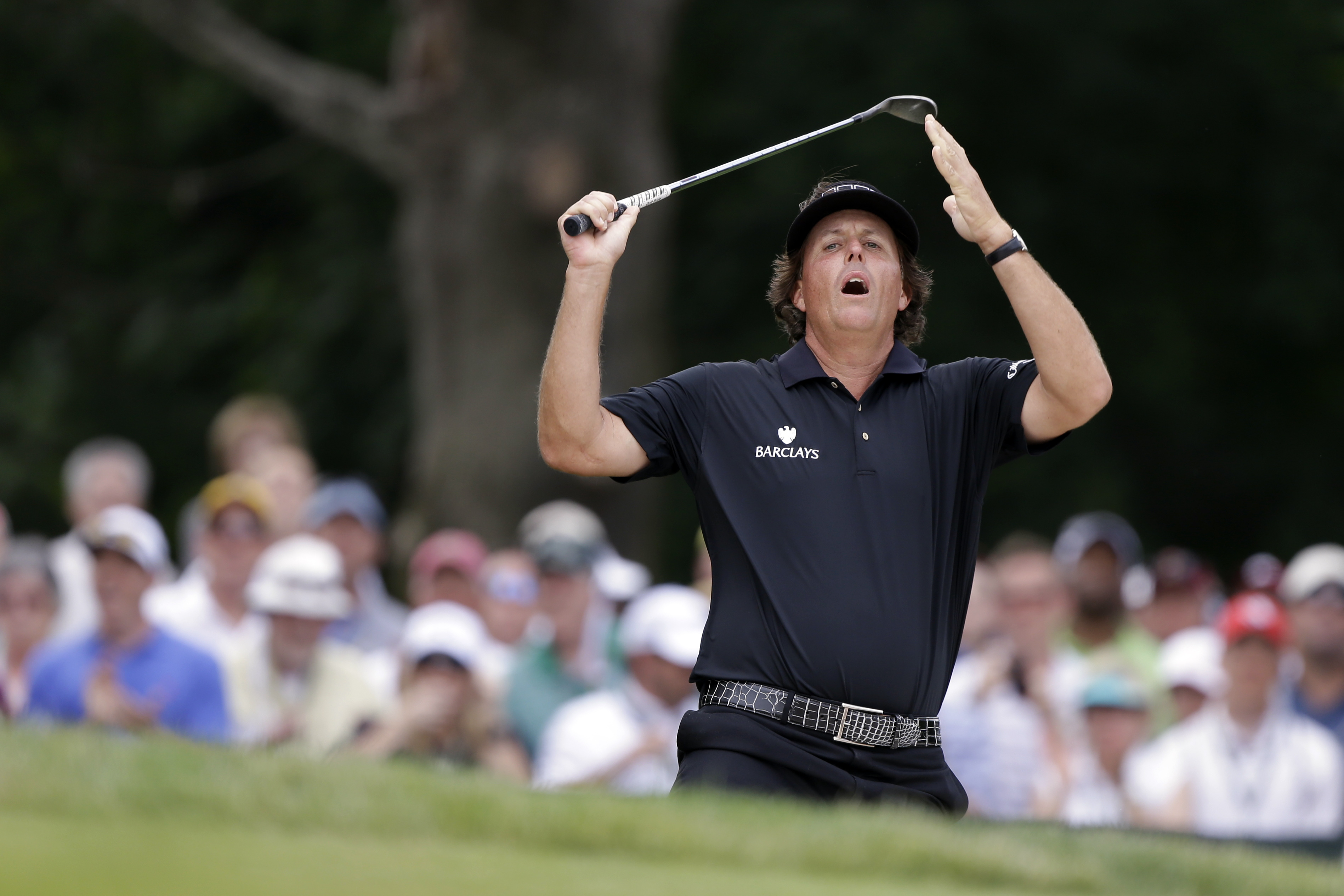 Phil Mickelson finished second at Merion, his sixth U.S. Open runner-up finish. (AP)