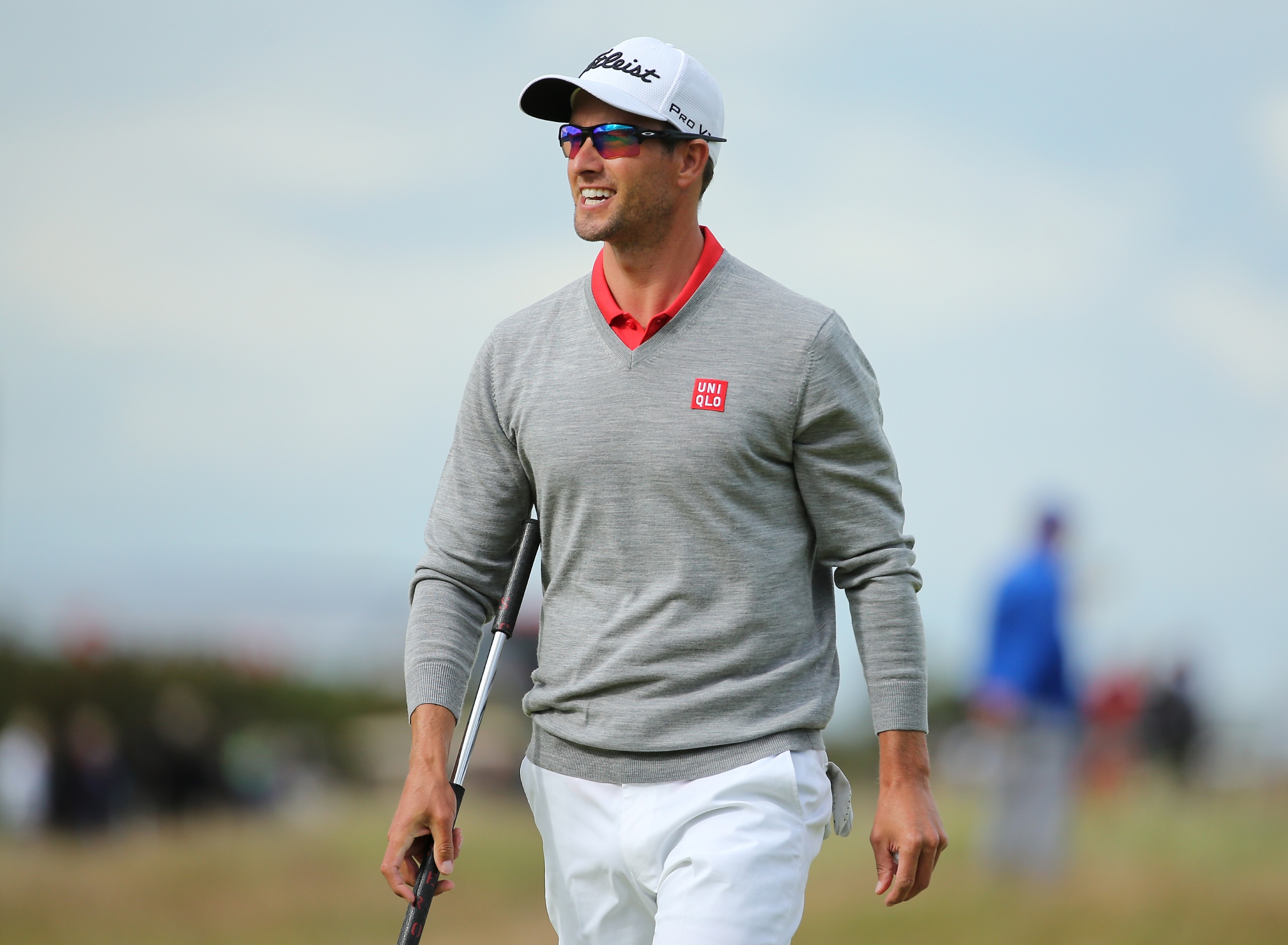ST ANDREWS, SCOTLAND - JULY 17:  Adam Scott of Australia walks along the 17th hole during the second round of the 144th Open Championship at The Old Course on July 17, 2015 in St Andrews, Scotland.  (Photo by Mike Ehrmann/Getty Images)