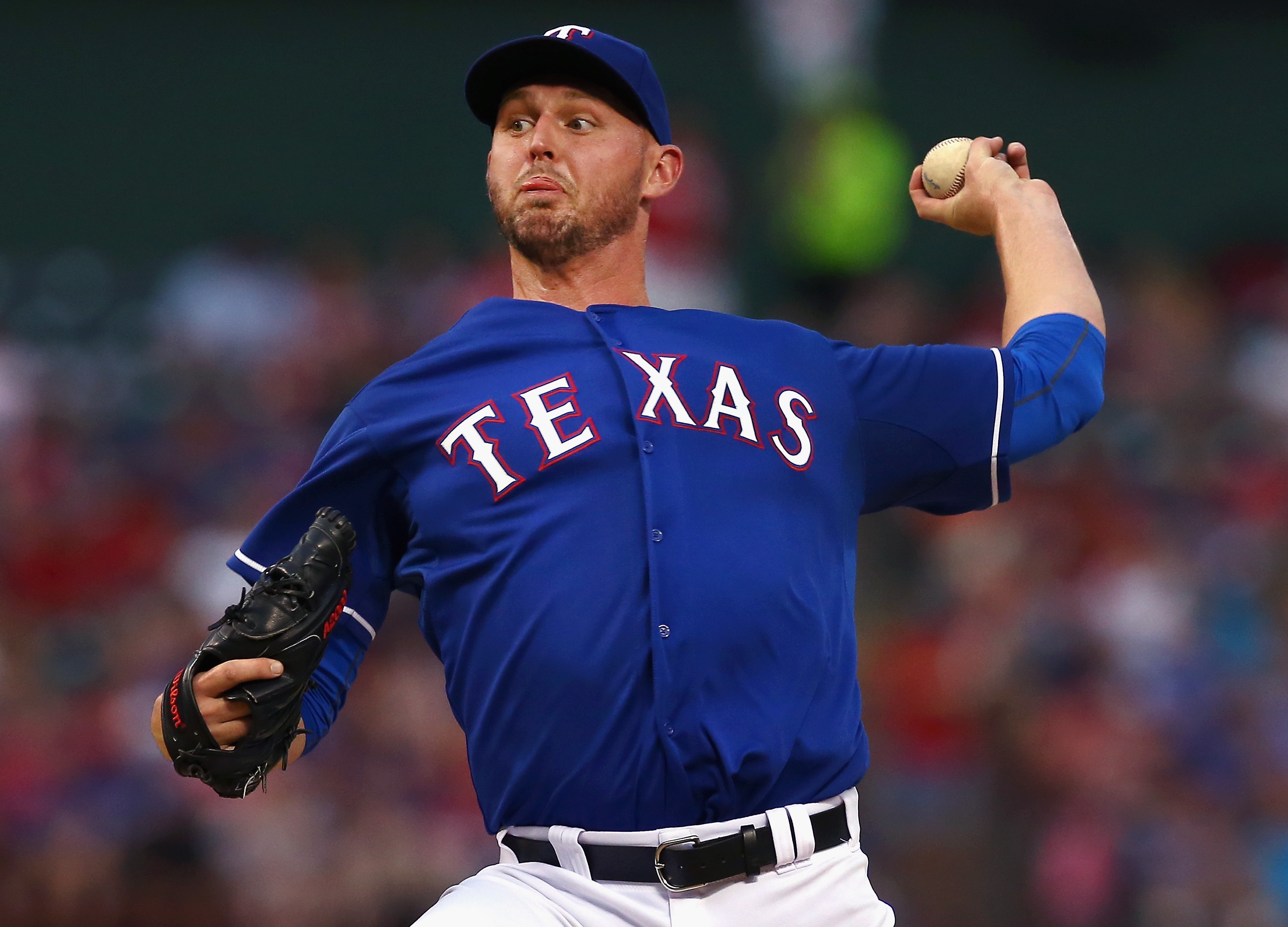 Now former Rangers left-hander Matt Harrison (Getty Images)