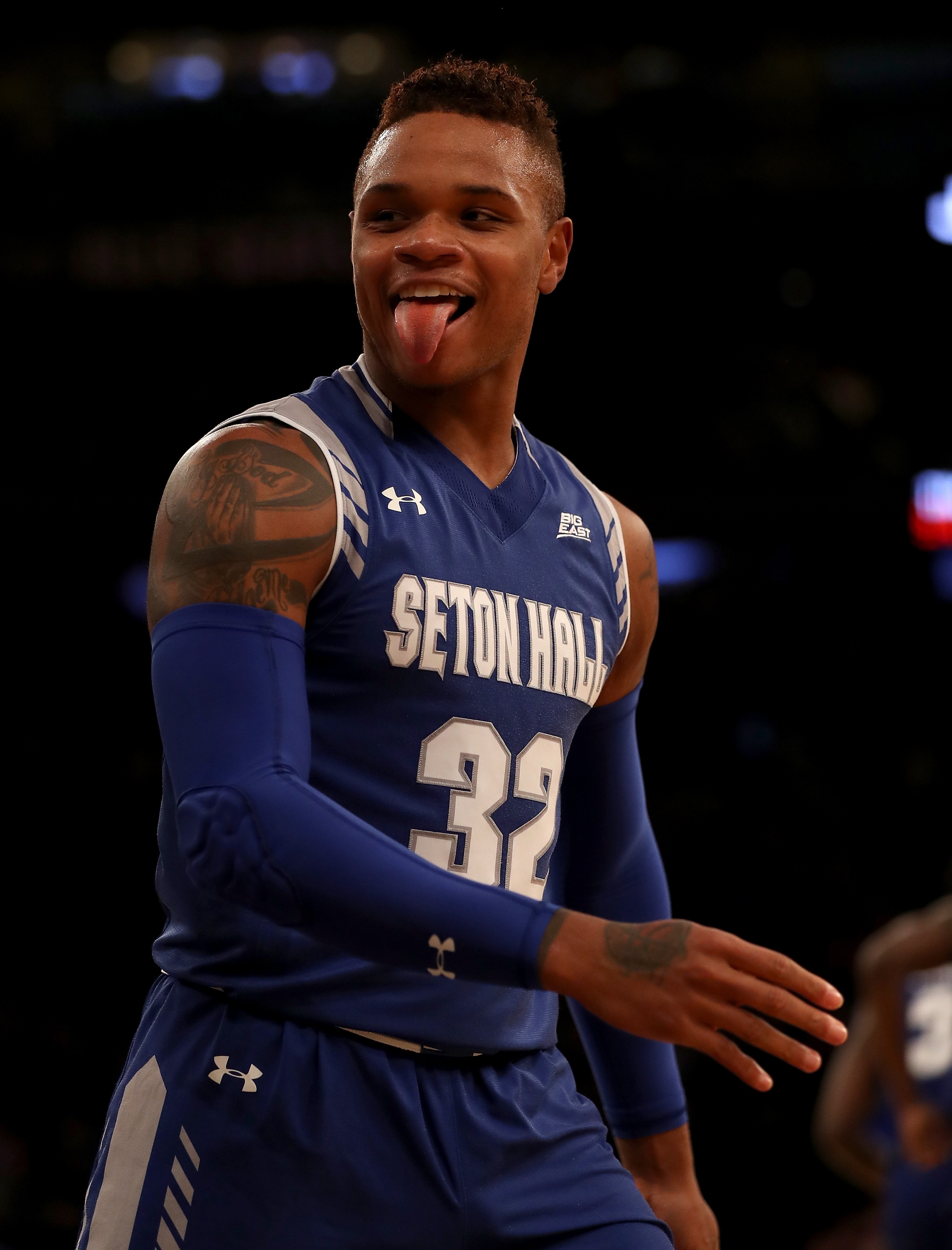   Derrick Gordon of the Seton Hall Pirates   (Photo by Elsa/Getty Images)