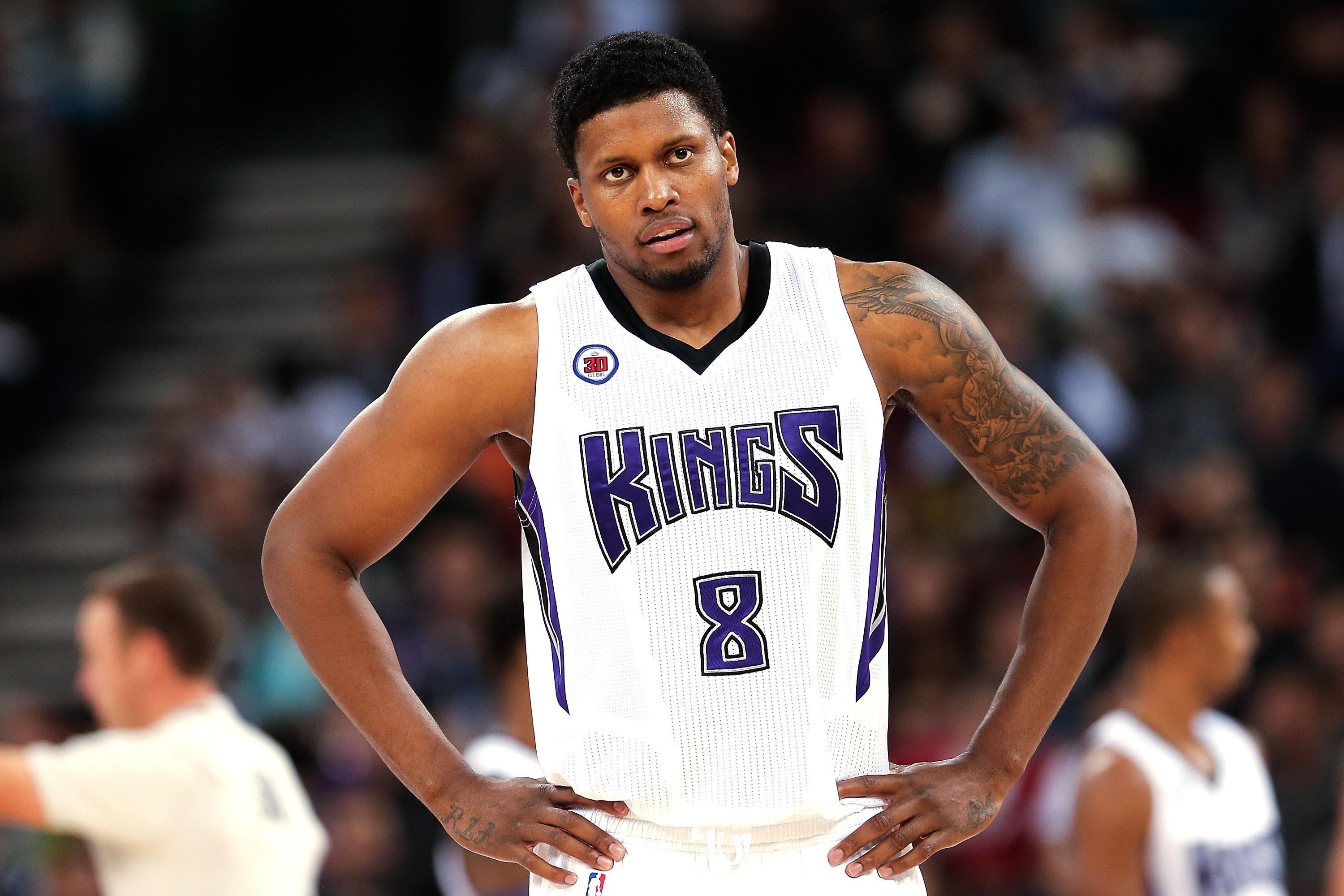 Rudy Gay listens to yet another criticism of his True Shooting percentage. (Lintao Zhang/Getty Images)