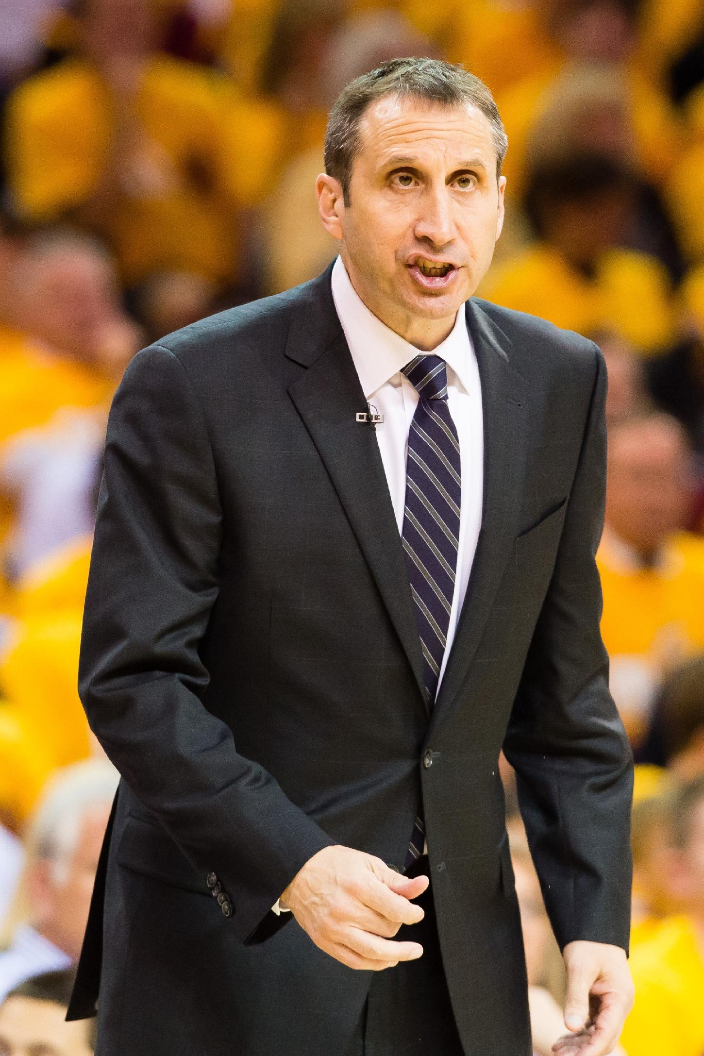 David Blatt pines for the comforts of the trapezoidal key. (Jason Miller/Getty Images)