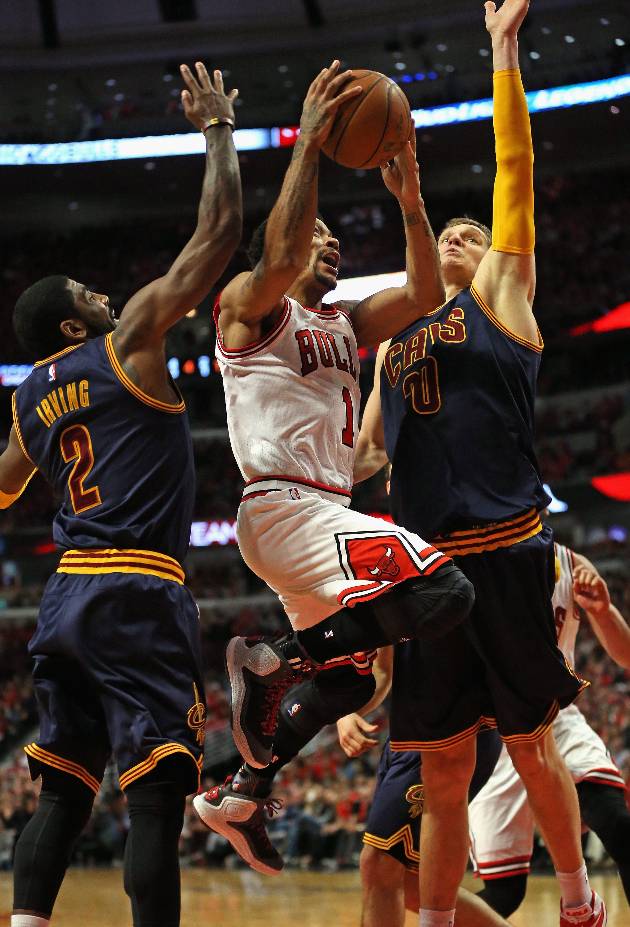 Expect to see Rose shooting over Cavs again on opening night. (Jonathan Daniel/Getty Images)
