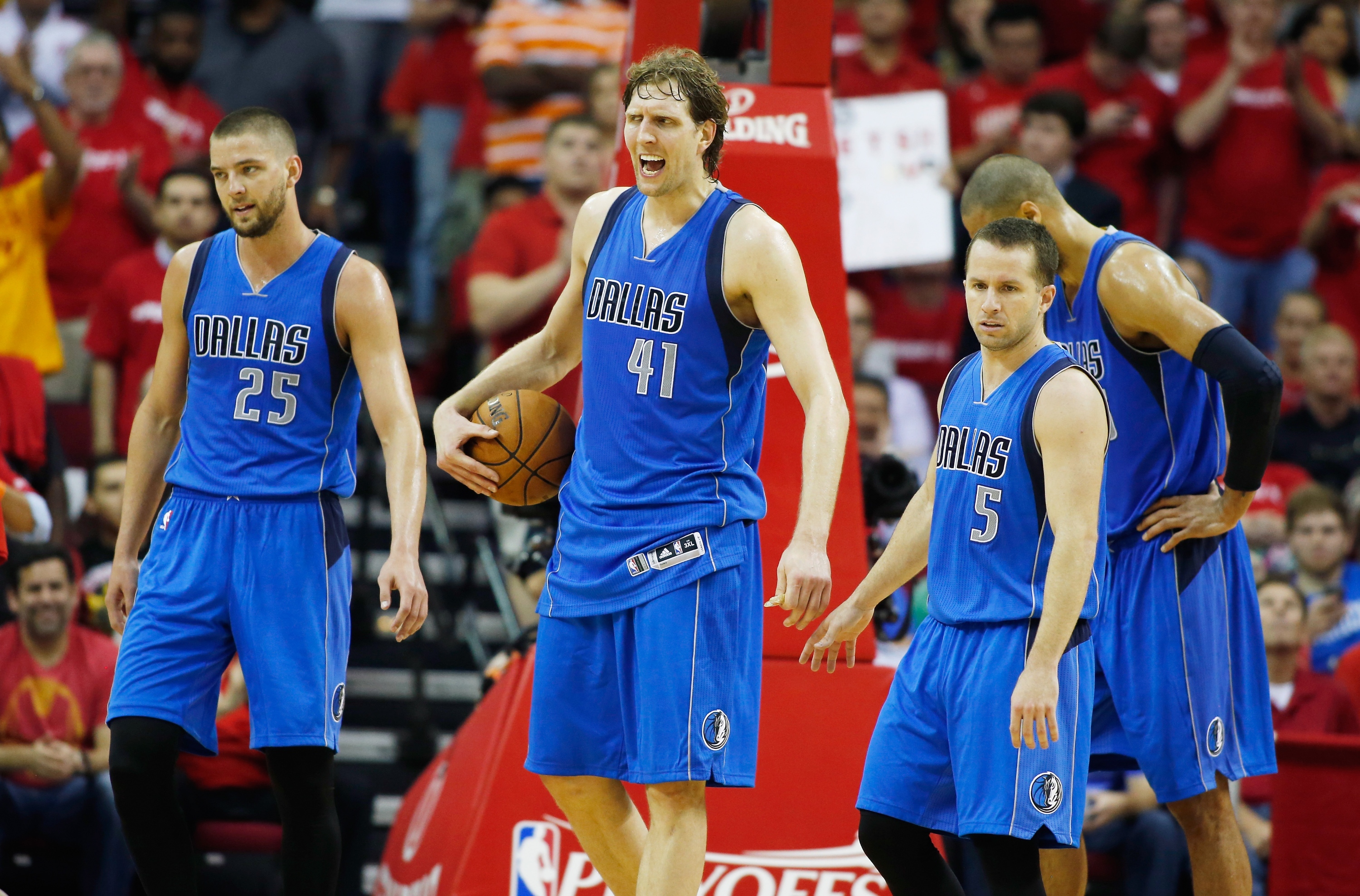 The Mavericks seemed flustered and scrambled for much of Game 1. (Scott Halleran/Getty Images)