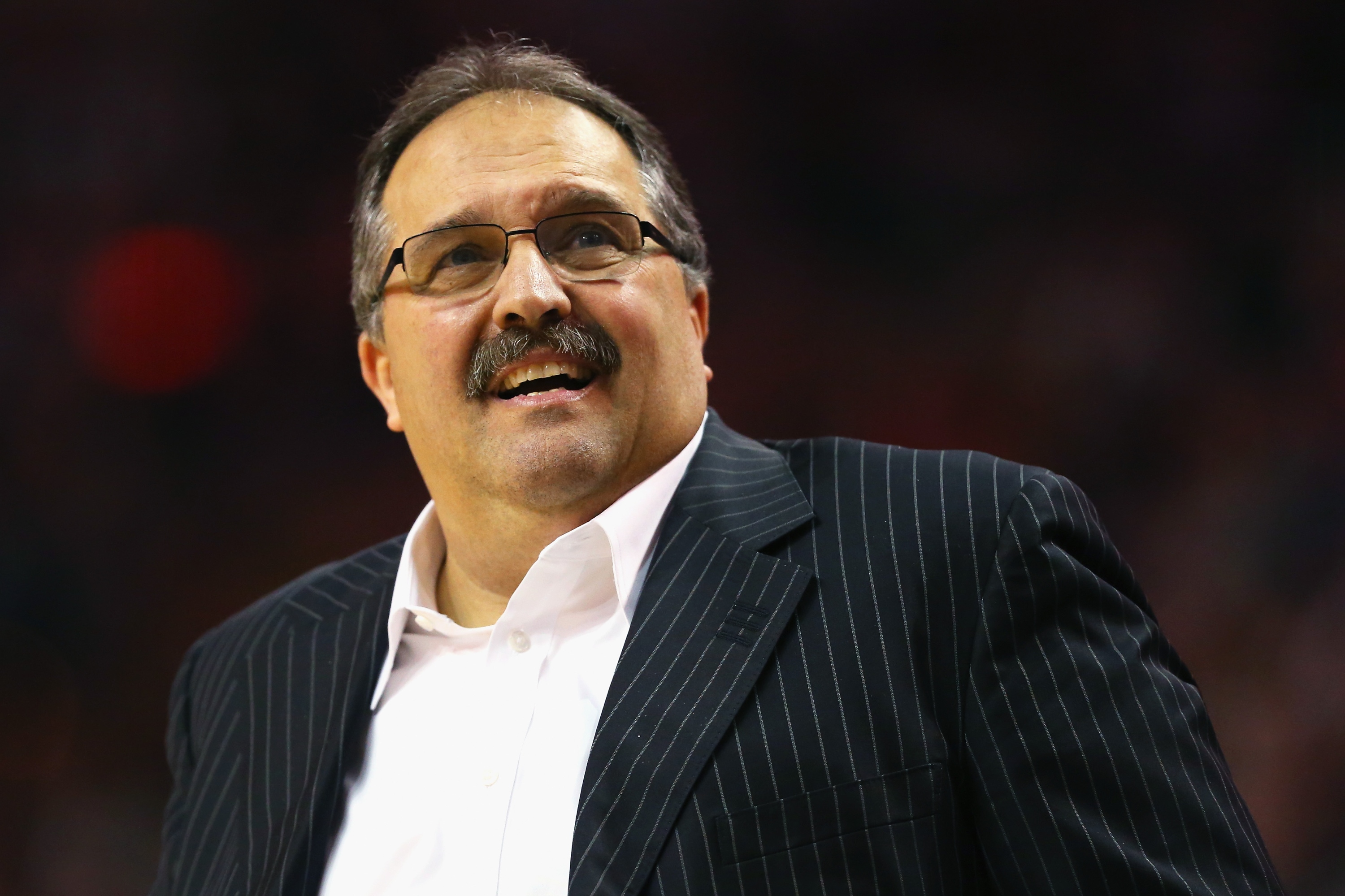 Stan Van Gundy turns toward the light. (Maddie Meyer/Getty Images)