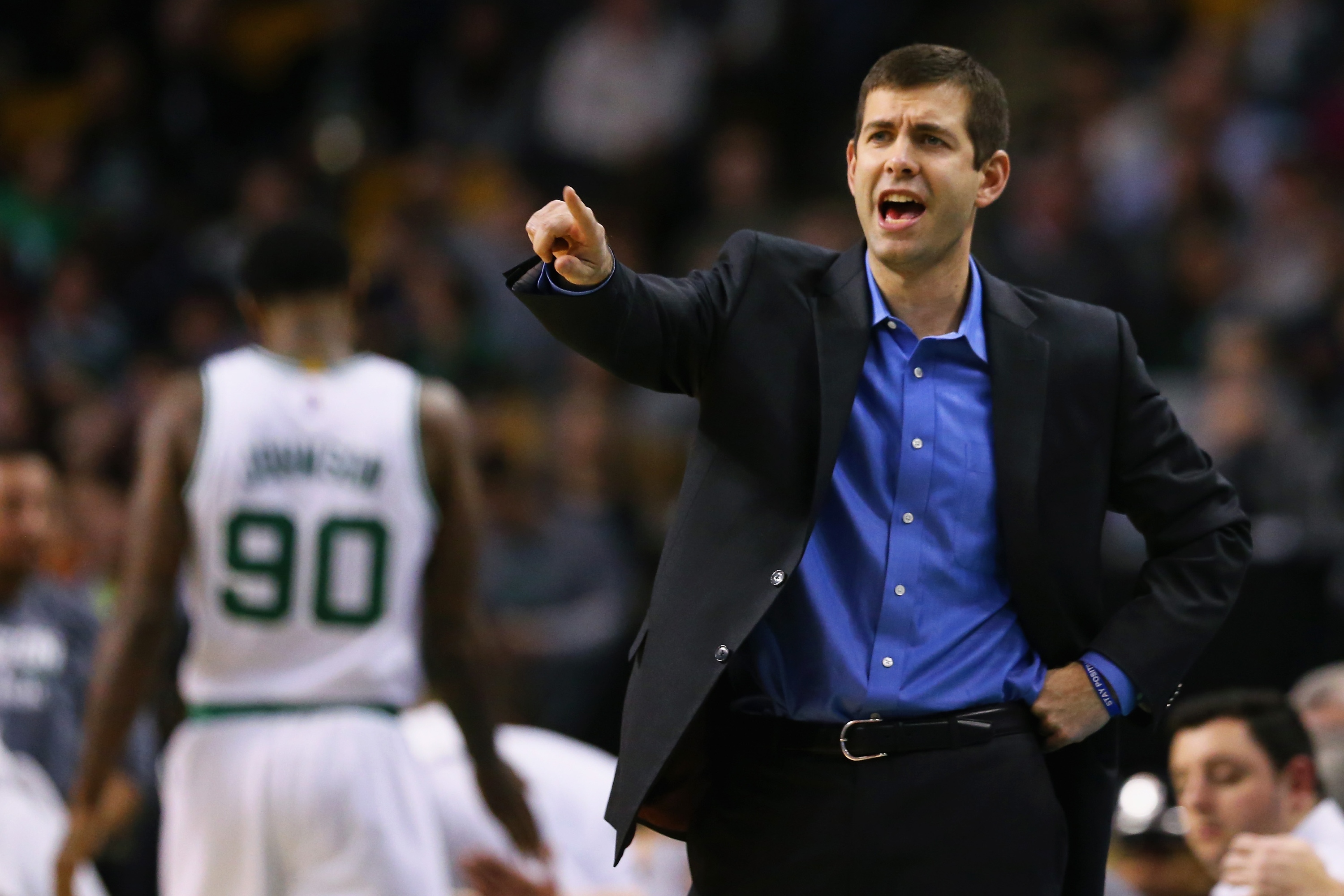 Brad Stevens will not be on the sideline for the Celtics on Thursday. (Maddie Meyer/Getty Images)