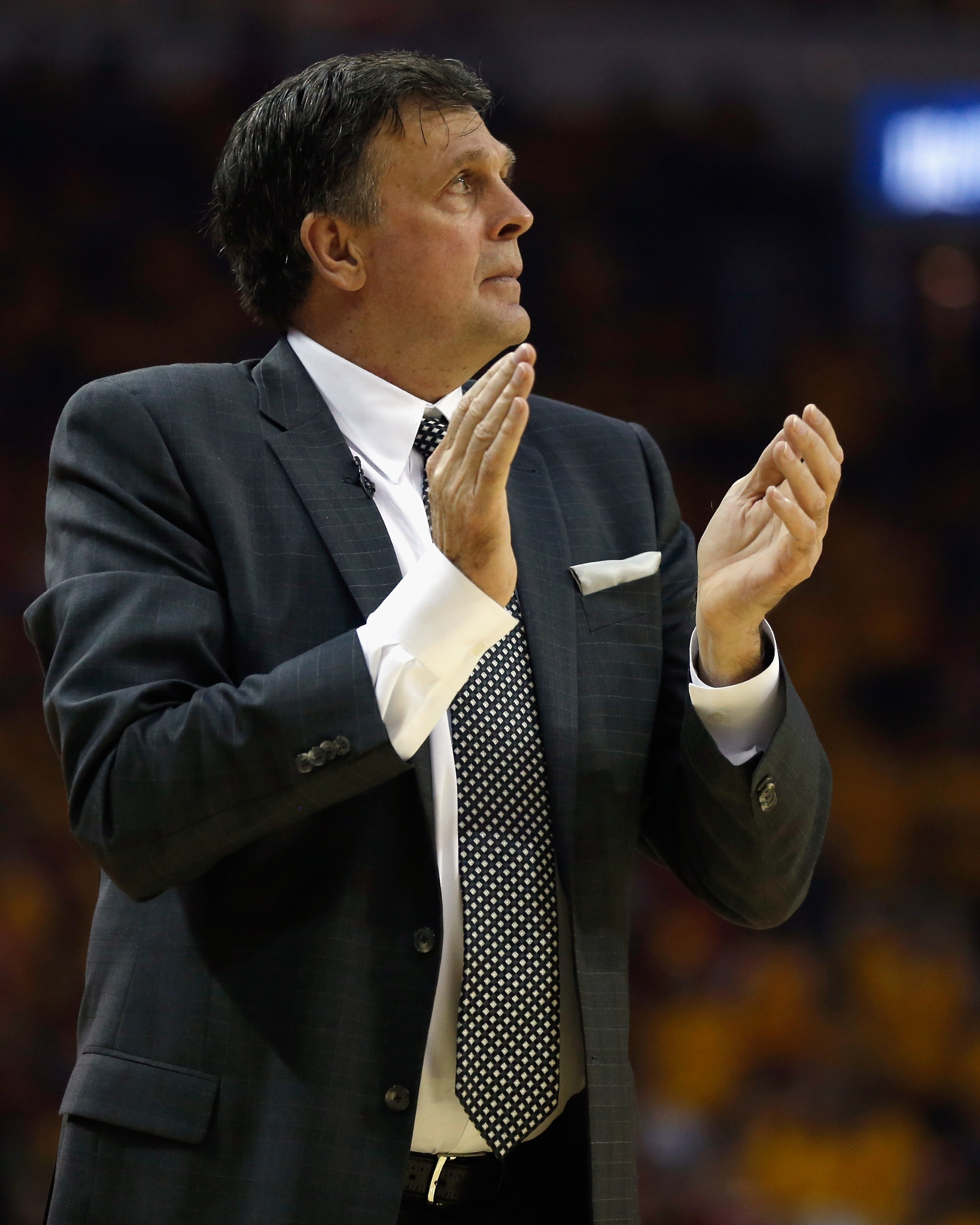 After an ugly couple of games, Kevin McHale liked what he saw in Game 5. (Scott Halleran/Getty Images)