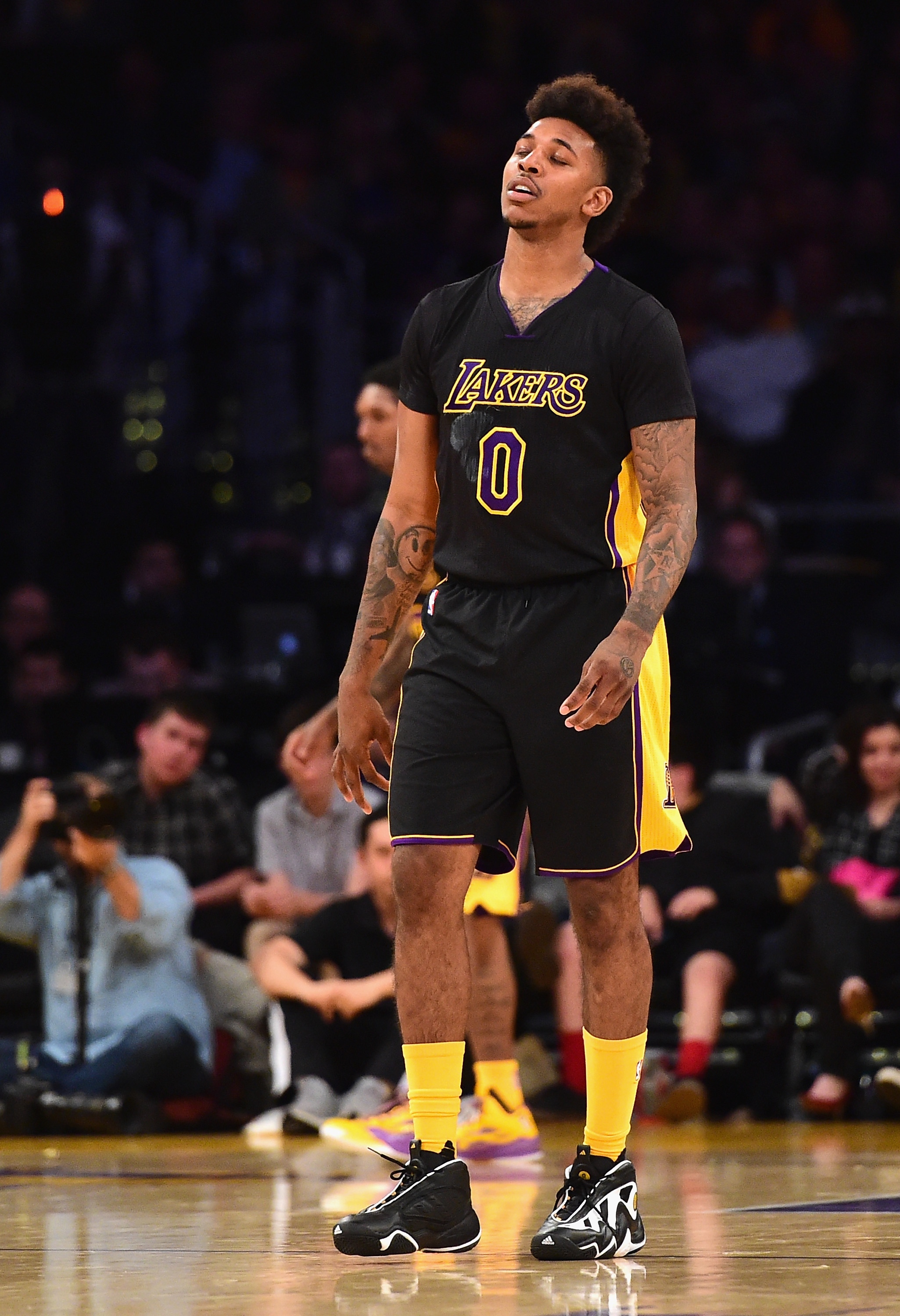 Nick Young oozes disappointment. (Harry How/Getty Images)