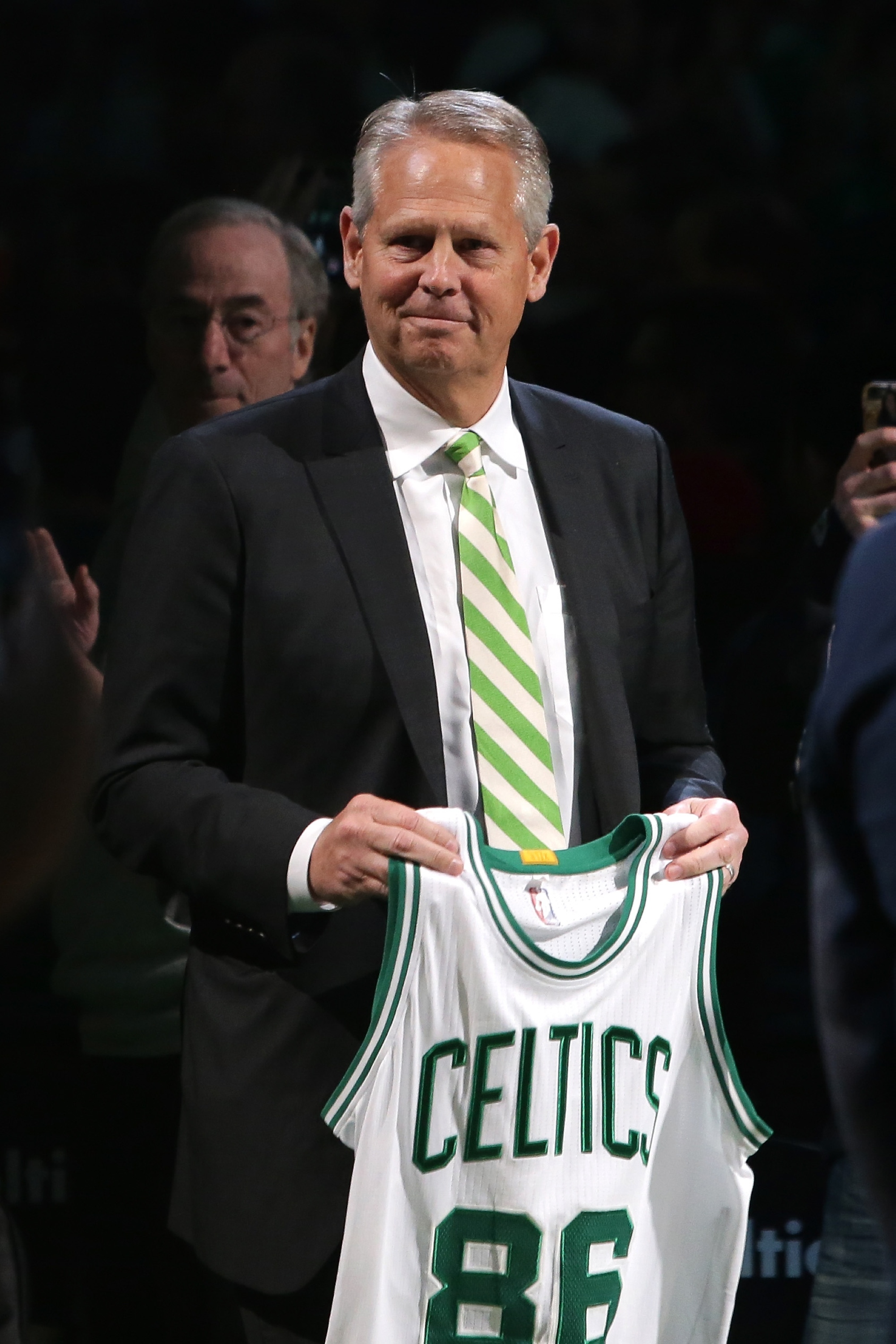 The NBA championship fire has been roaring in Danny Ainge since the 1980s Celtics. (Mike Lawrie/Getty Images)