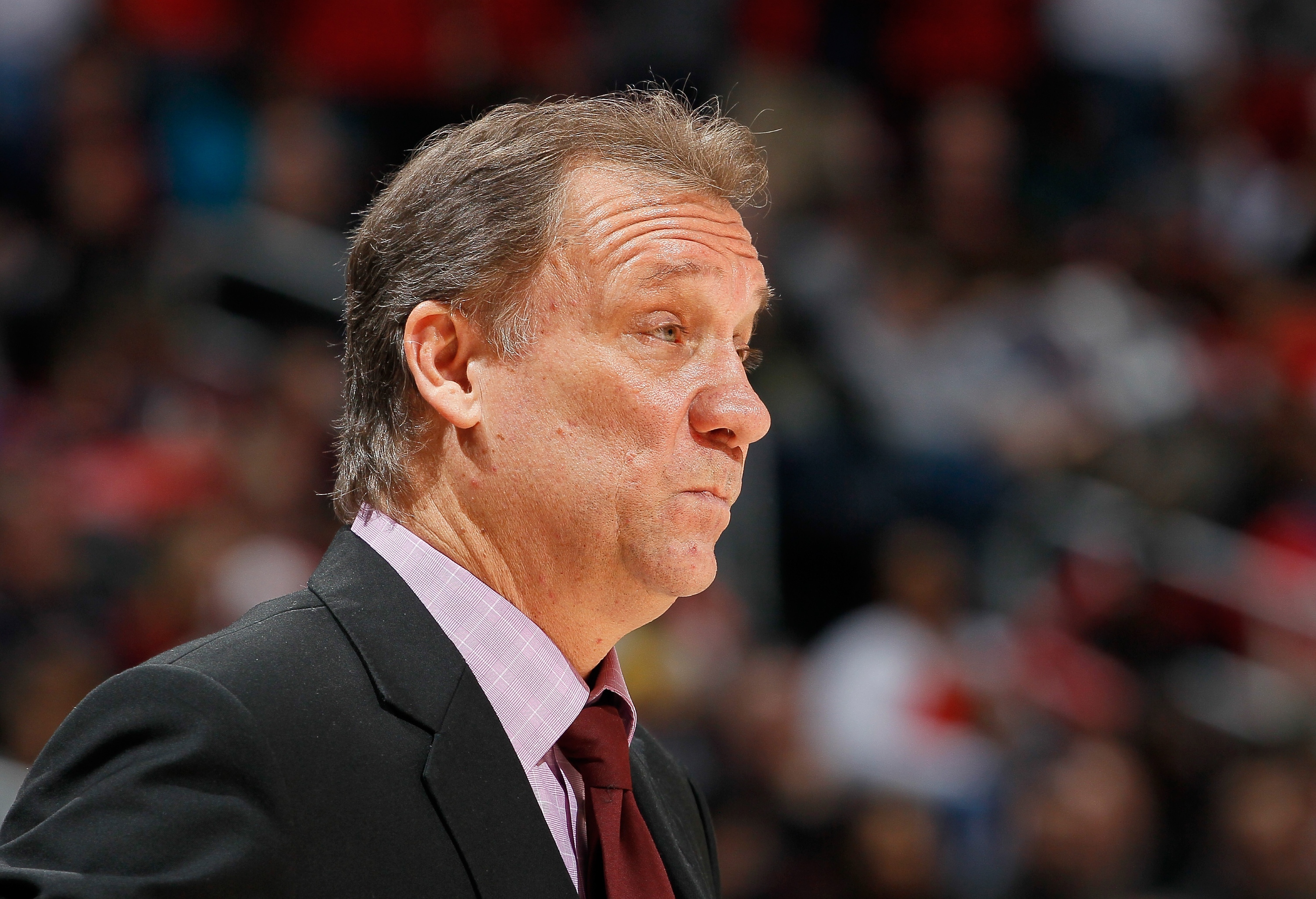 Flip tries to work up the nerve to say the three words the 3-pointer longs to hear. (Kevin C. Cox/Getty)