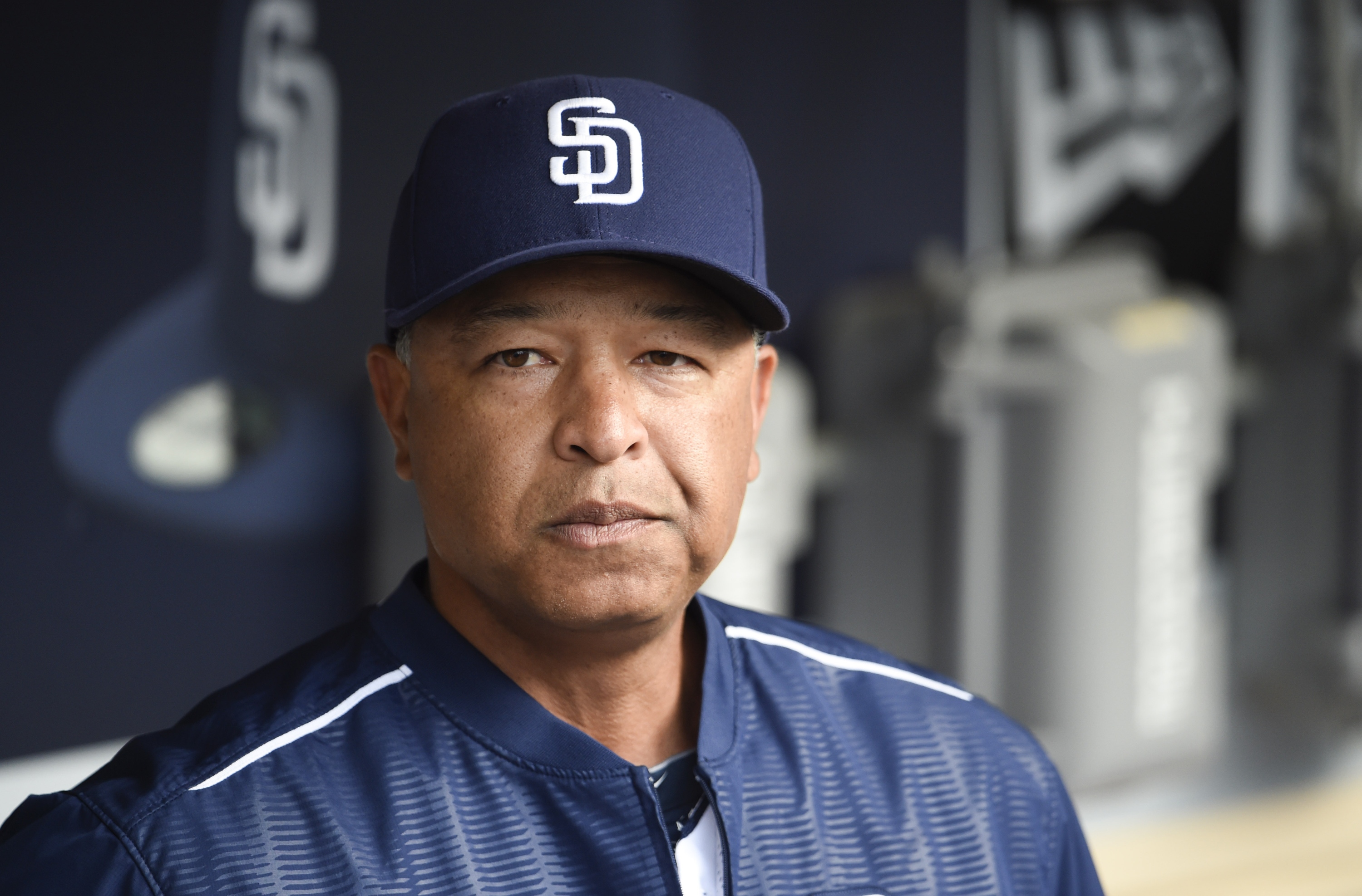 Dave Roberts is among the Dodgers four managerial finalists. (Getty Images)