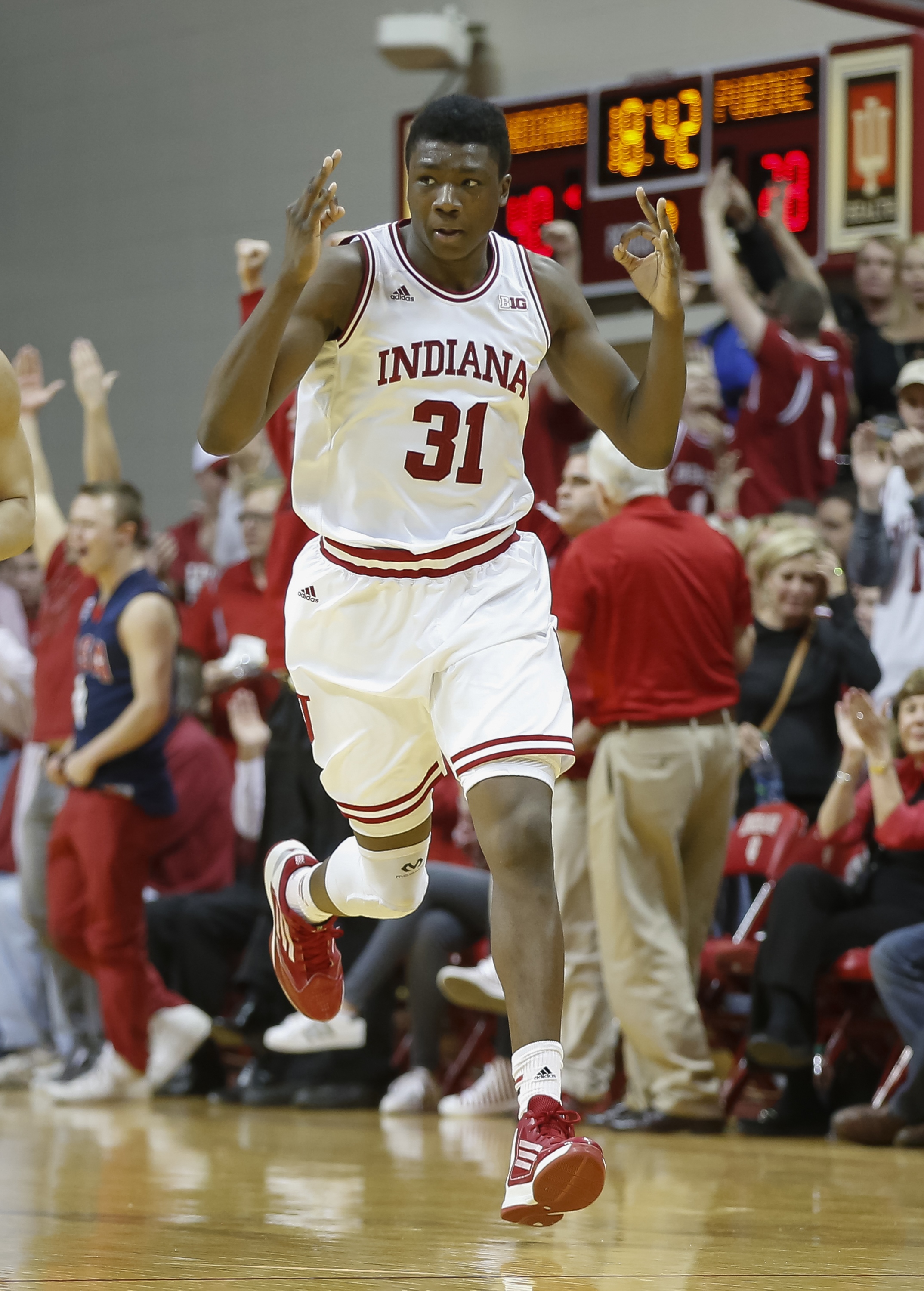 Thomas Bryant is sure to work up a lather against Maryland. (Getty)