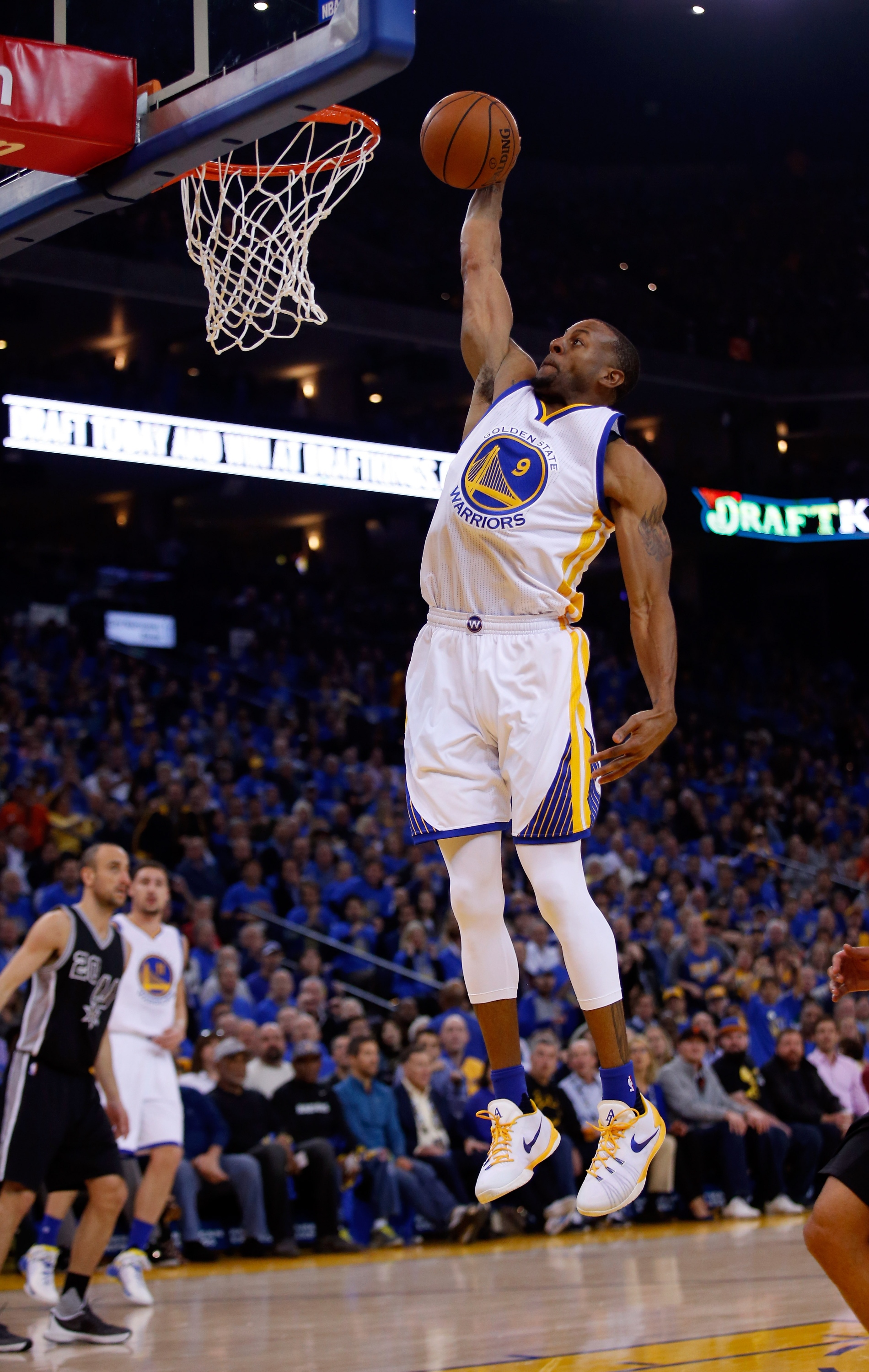 Andre Iguodala does a lot for the Warriors, but is out with an ankle sprain. (Ezra Shaw/Getty Images)