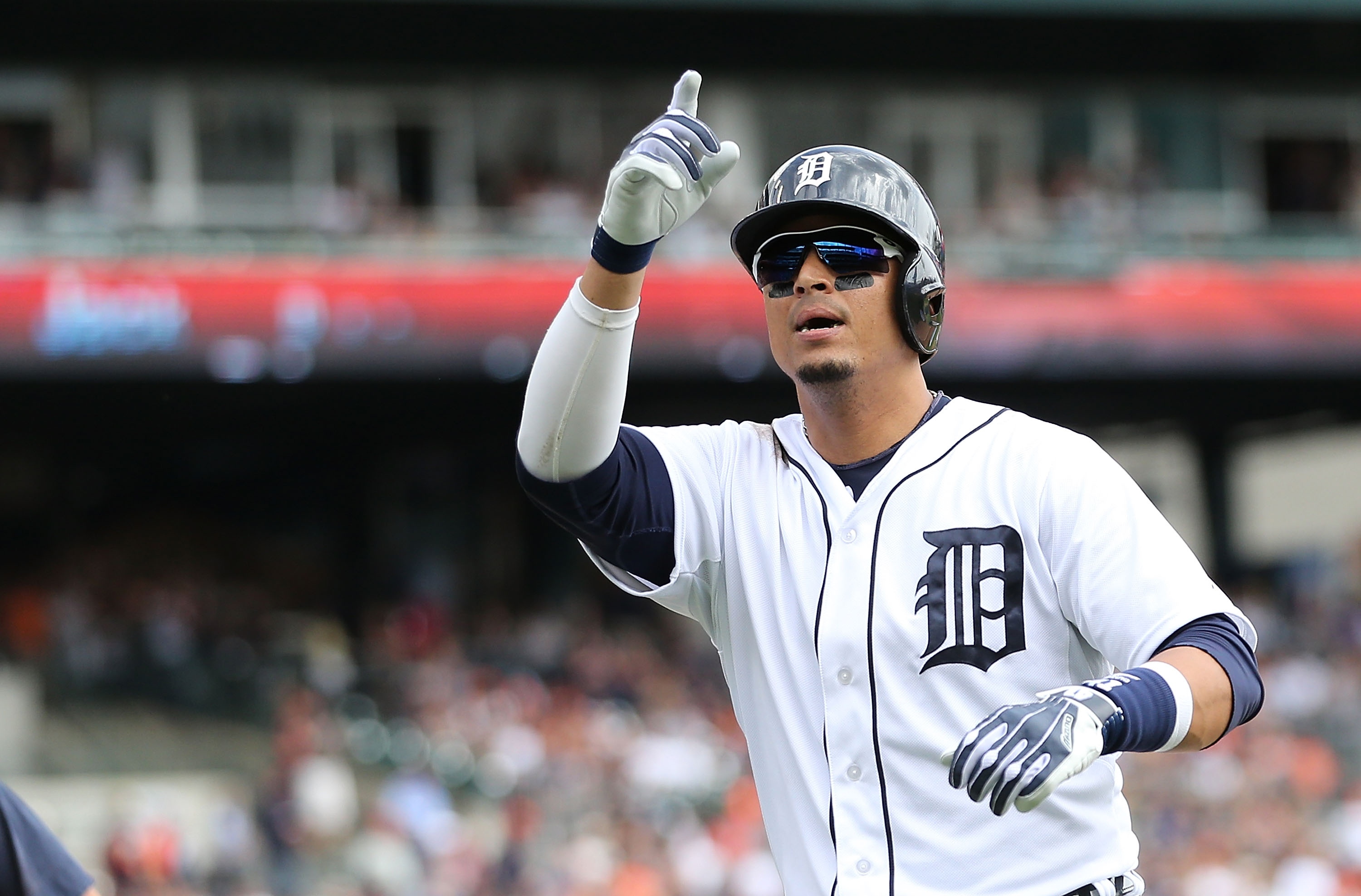 Victor Martinez has been playing like an MVP candidate for the Tigers this season. (Getty Images)