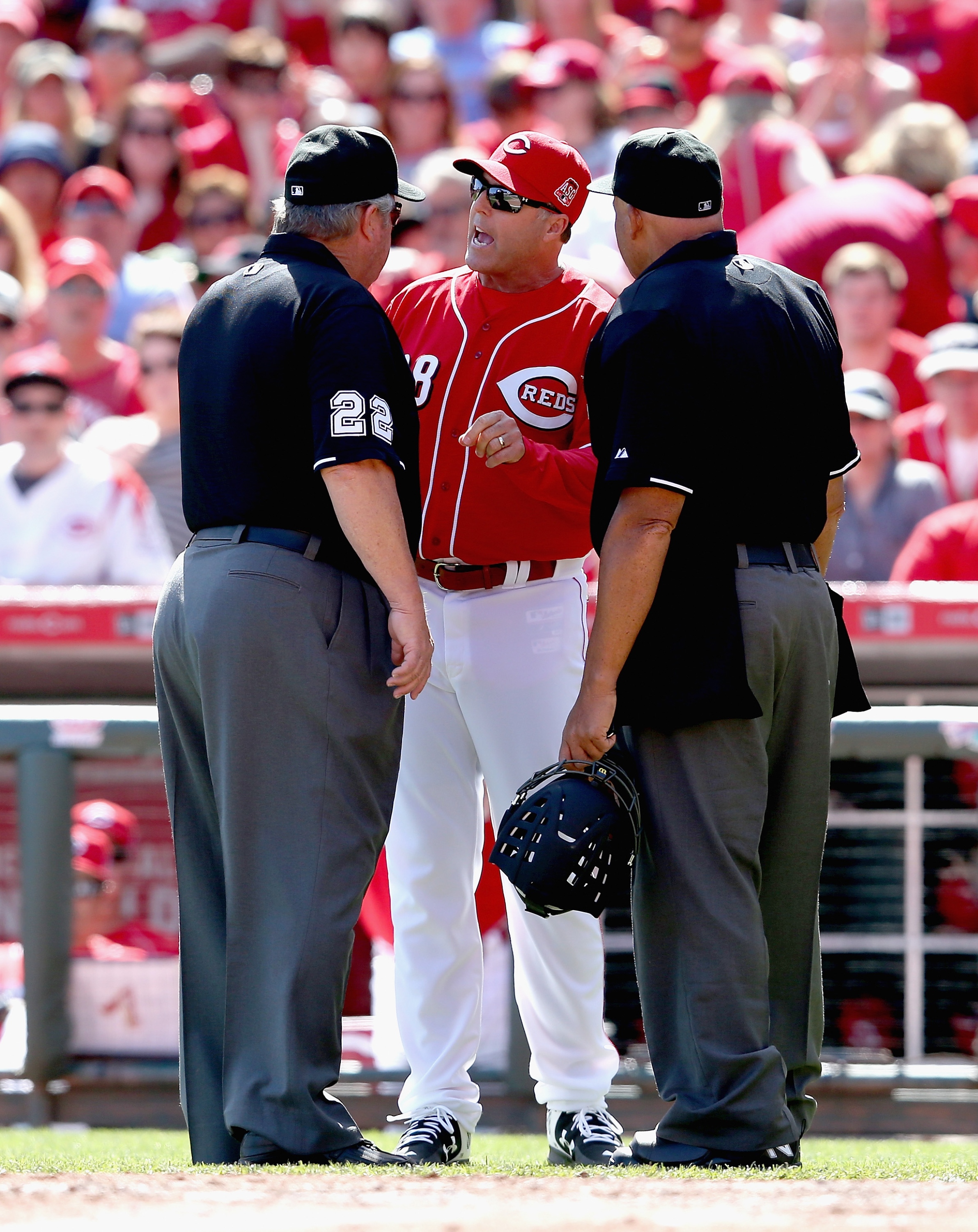 Bryan Price: He gets mad at umpires too. (Getty Images)