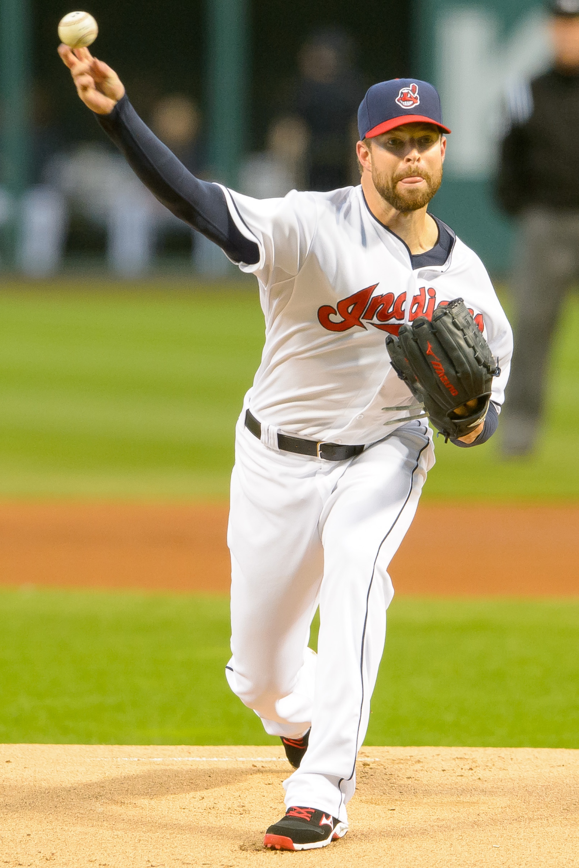 Indians Cy Young finalist Corey Kluber. (Getty Images)