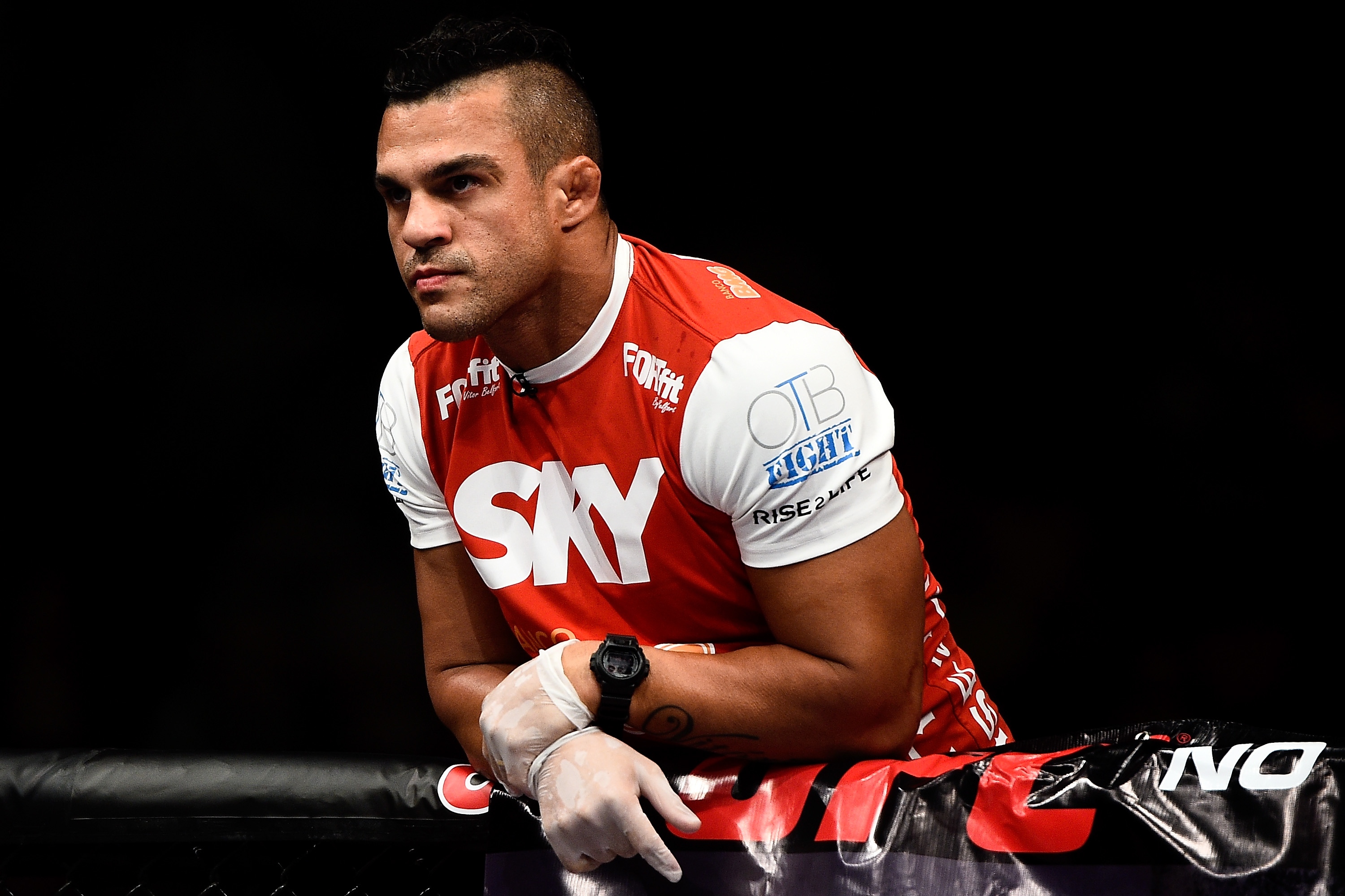 Vitor Belfort will challenge Chris Weidman on May 23 in Las Vegas. (Photo by Buda Mendes/Getty Images)