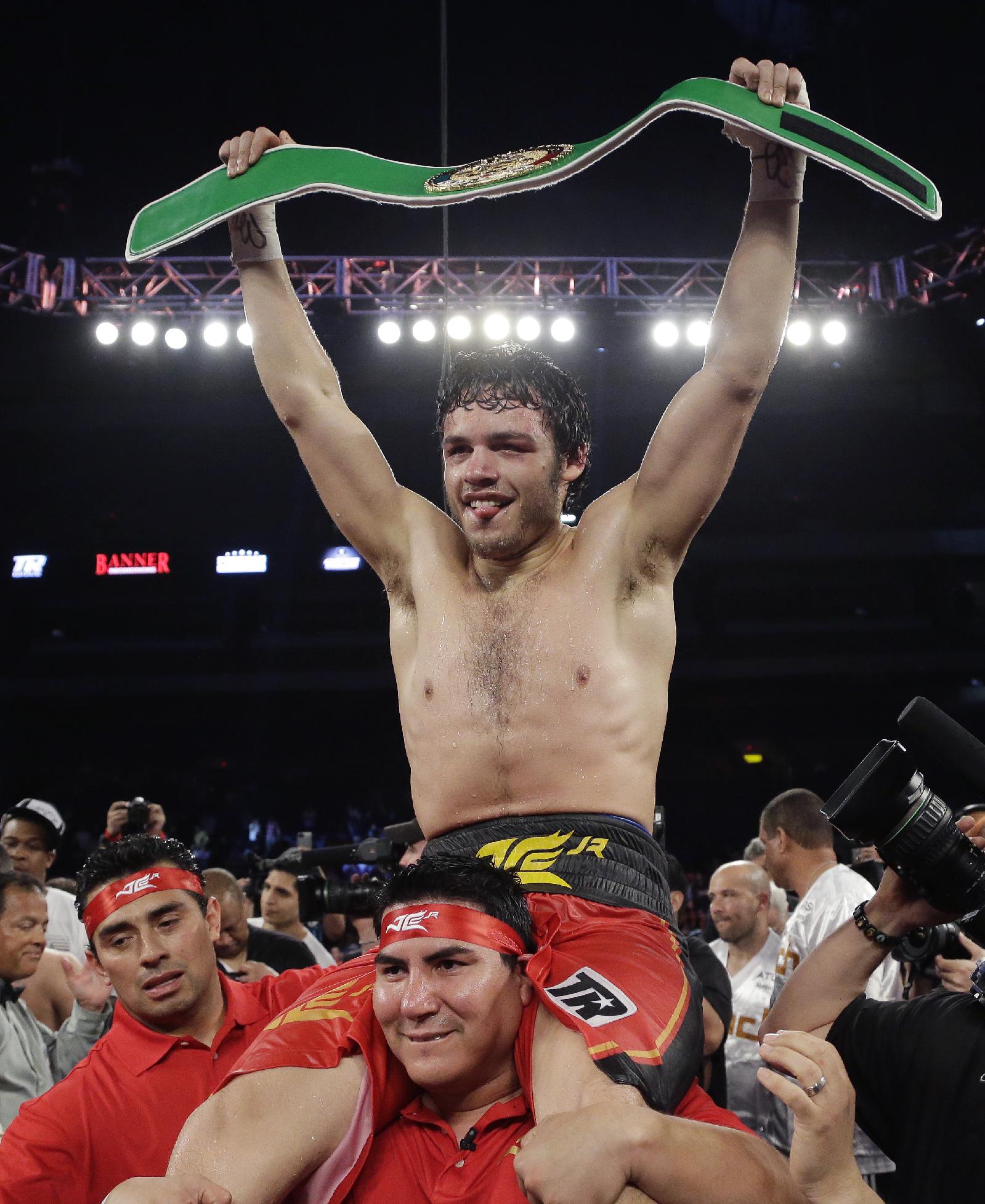 Julio Cesar Chavez Jr. did a $650,000 paid gate in San Antonio on March 1. (AP Photo/Eric Gay)
