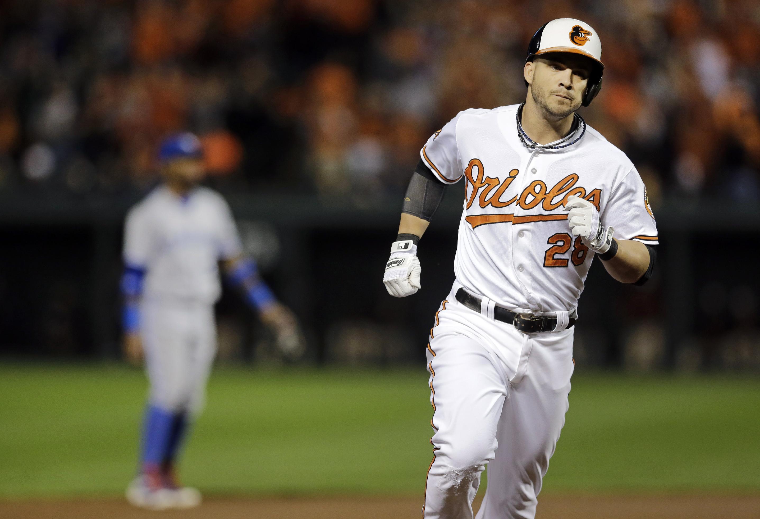 The Orioles have relied heavily on role players such as Steve Pearce. He's come up big. (AP)