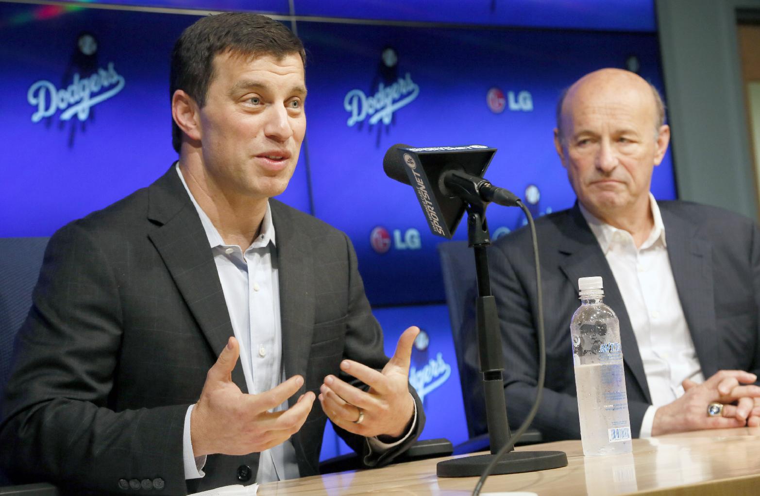 New Los Angeles Dodger president of baseball operations Andrew Friedman. (AP)