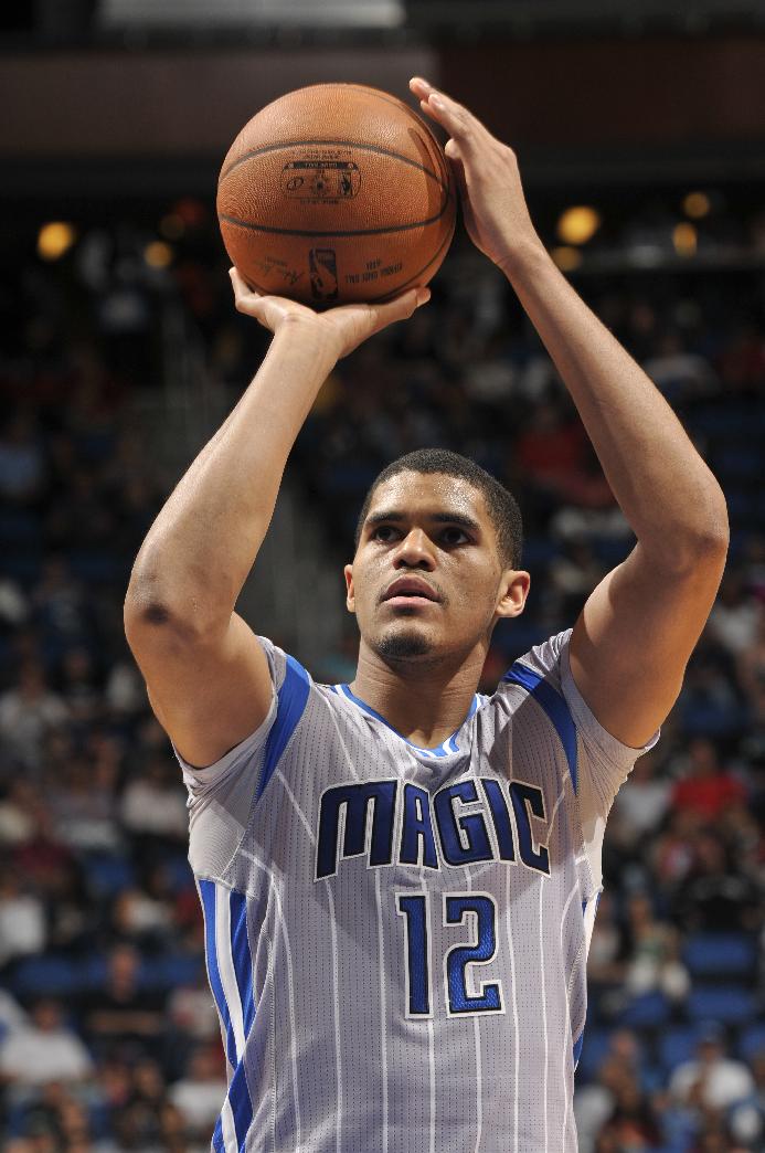 Tobias Harris improves his shot selection. (Getty Images)