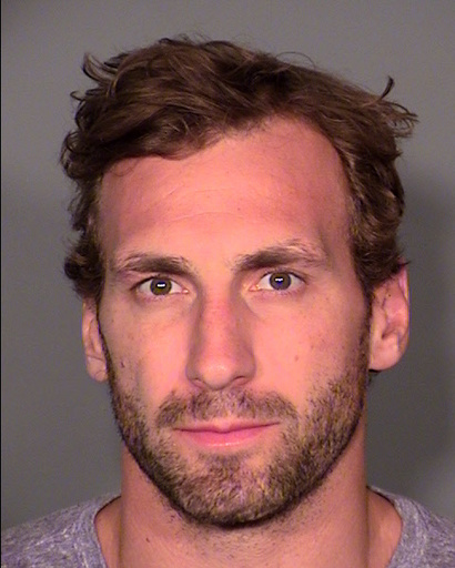 This April 17, 2015, photo provided by the North Las Vegas Police Department shows Los Angeles Kings center Jarret Stoll in Las Vegas. Stoll is accused of having cocaine and Ecstasy with him when he was arrested on a felony drug charge at a Las Vegas Strip resort swimming pool, police said. (North Las Vegas Police Department via AP)