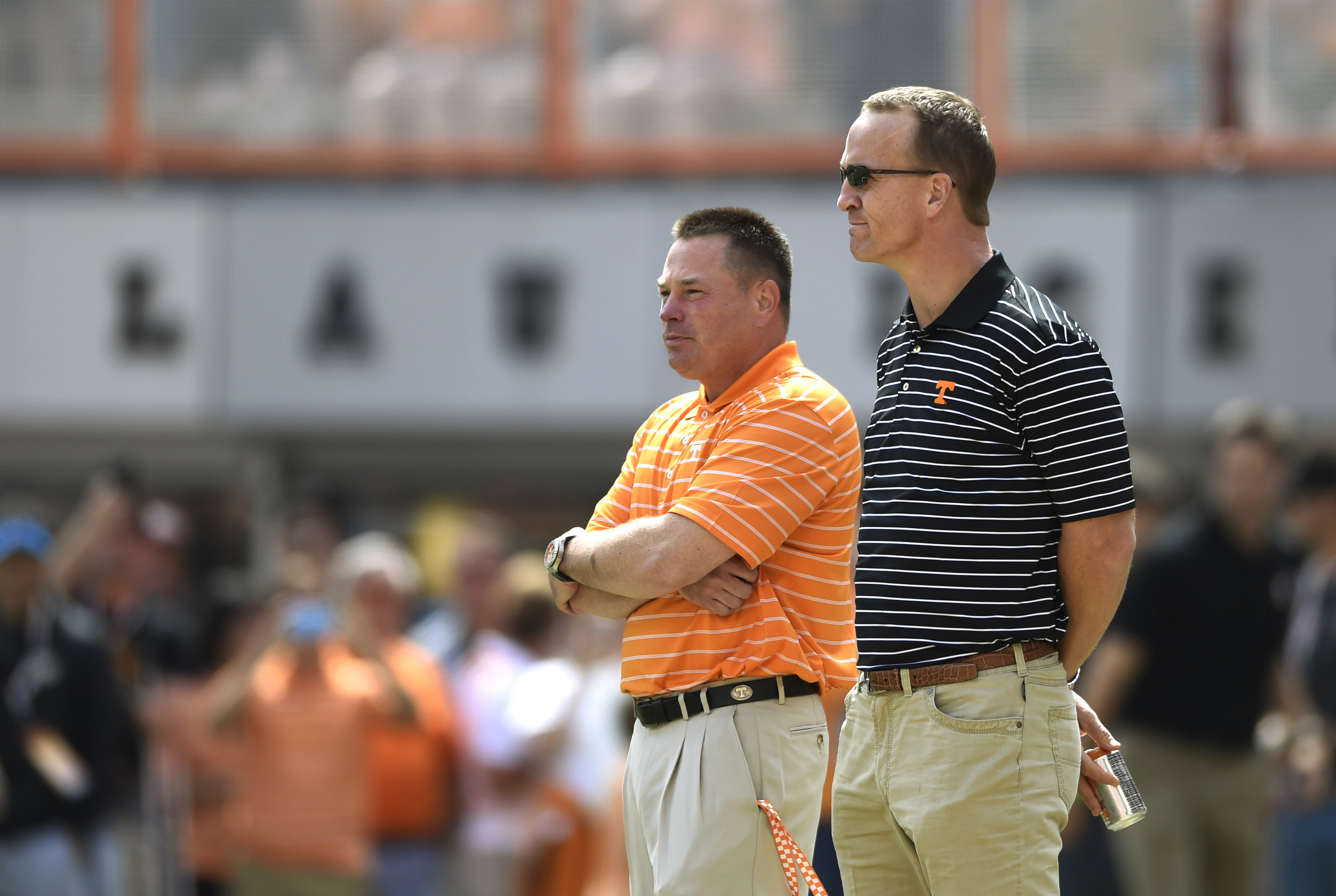 Peyton Manning's time at Tennessee is receiving new scrutiny. (AP) 