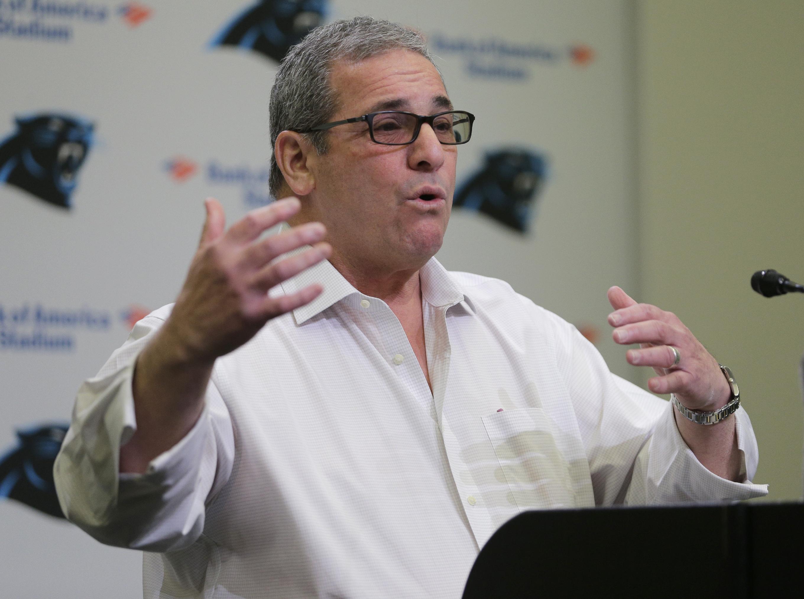 Panthers GM Dave Gettleman (AP)