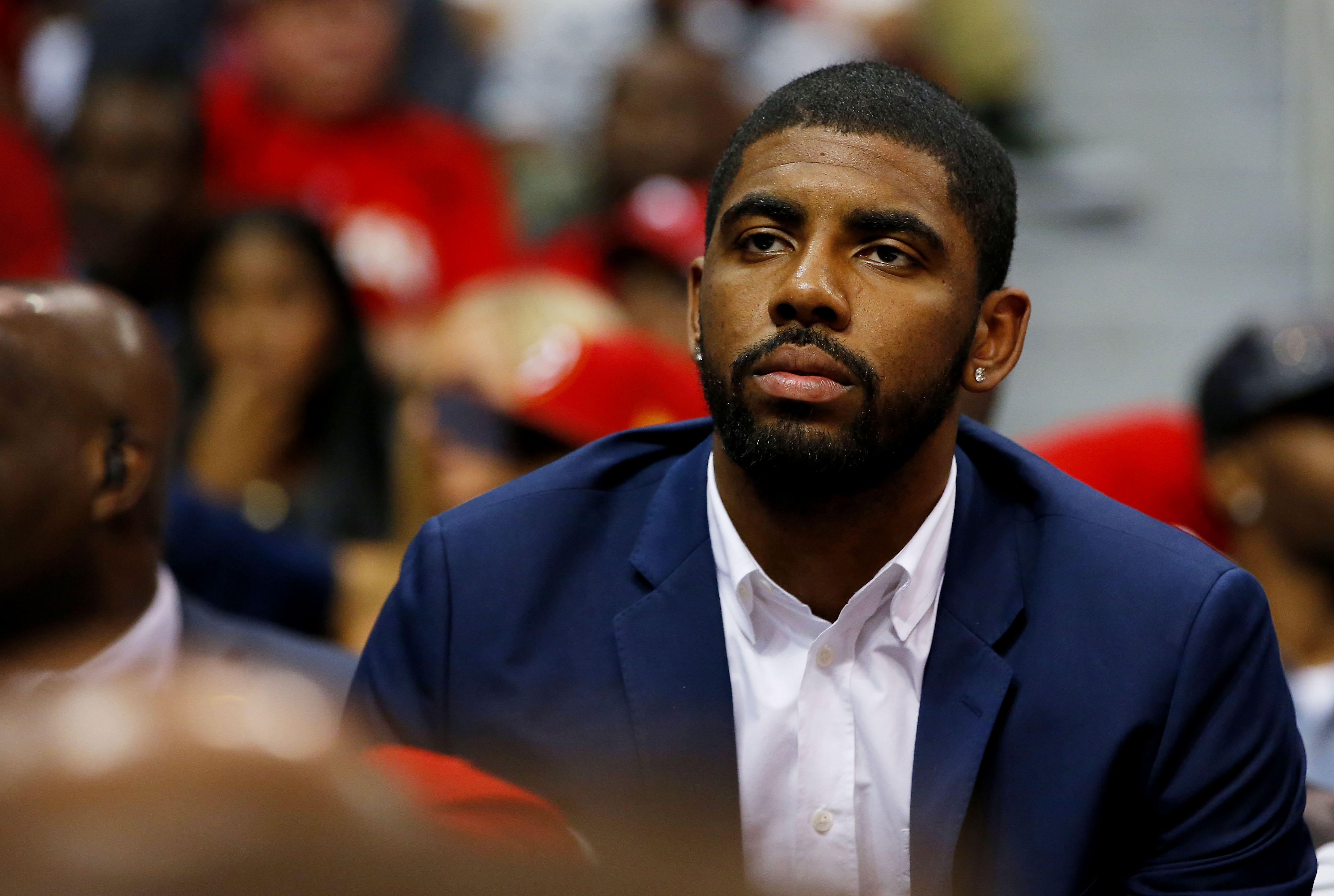 Will Kyrie Irving keep watching from the bench? (Kevin C. Cox/Getty Images)