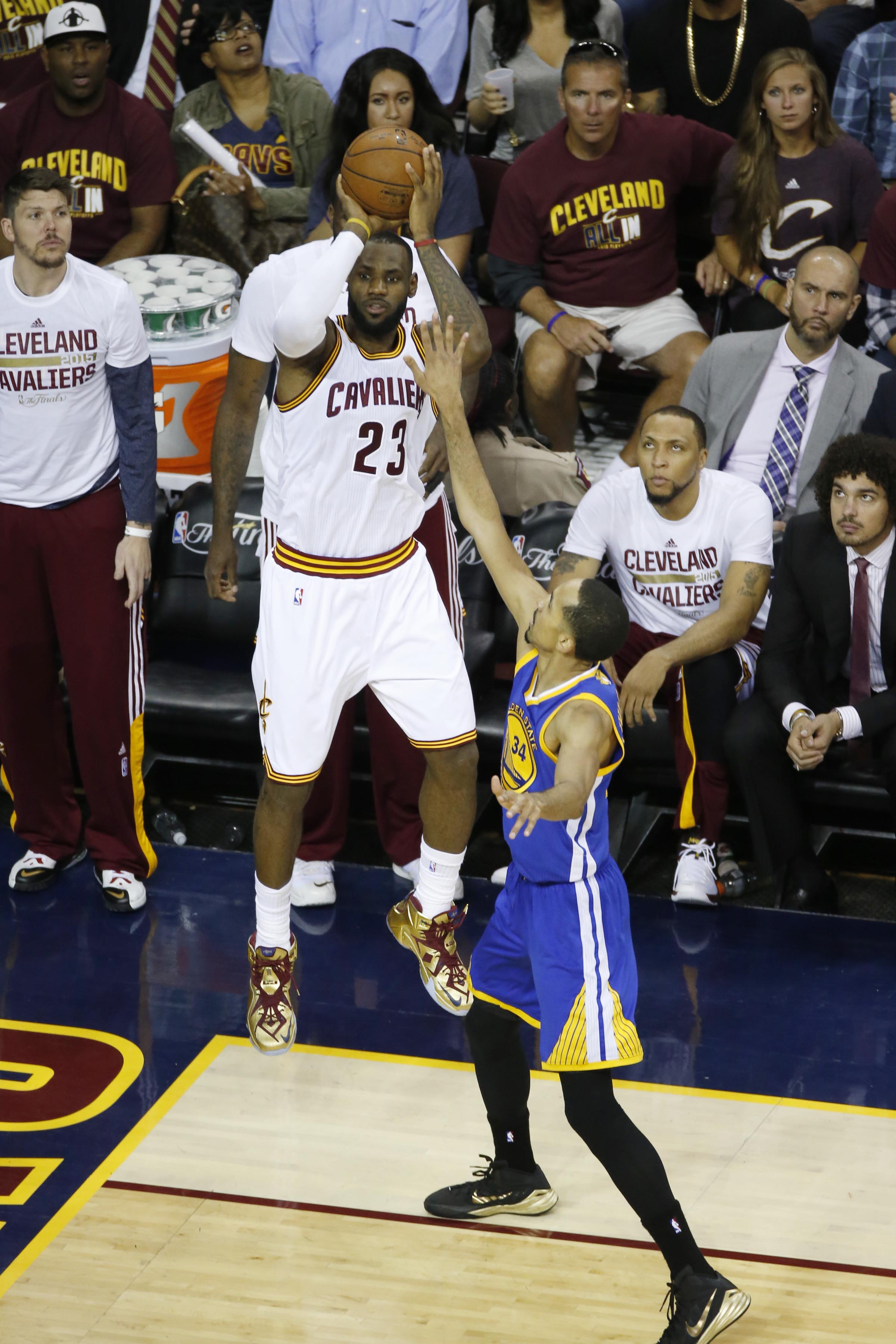 LeBron gets a chance to beat the Warriors in both December and January. (Gregory Shamus/NBAE via Getty Images)