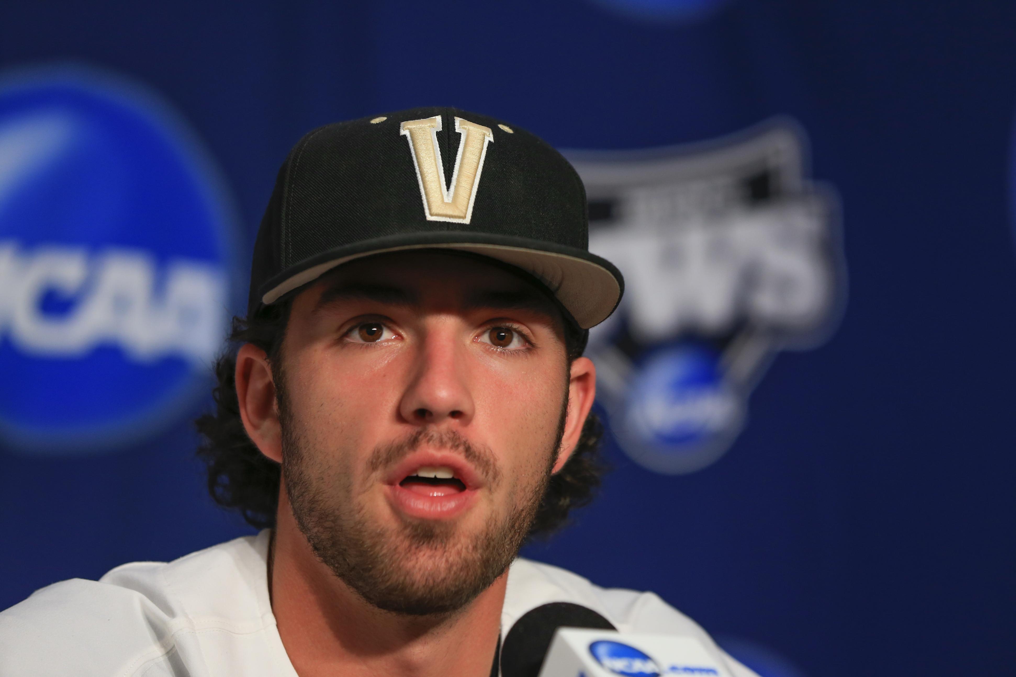 Dansby Swanson was originally selected No. 1 overall by Arizona, before being trade to Atlanta. (AP)